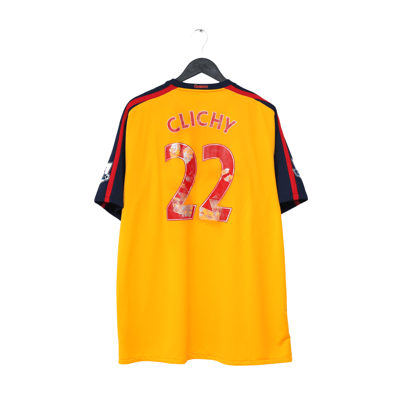 2008/09 Clichy #22 Arsenal Vintage Nike Away Football Shirt (XXL)