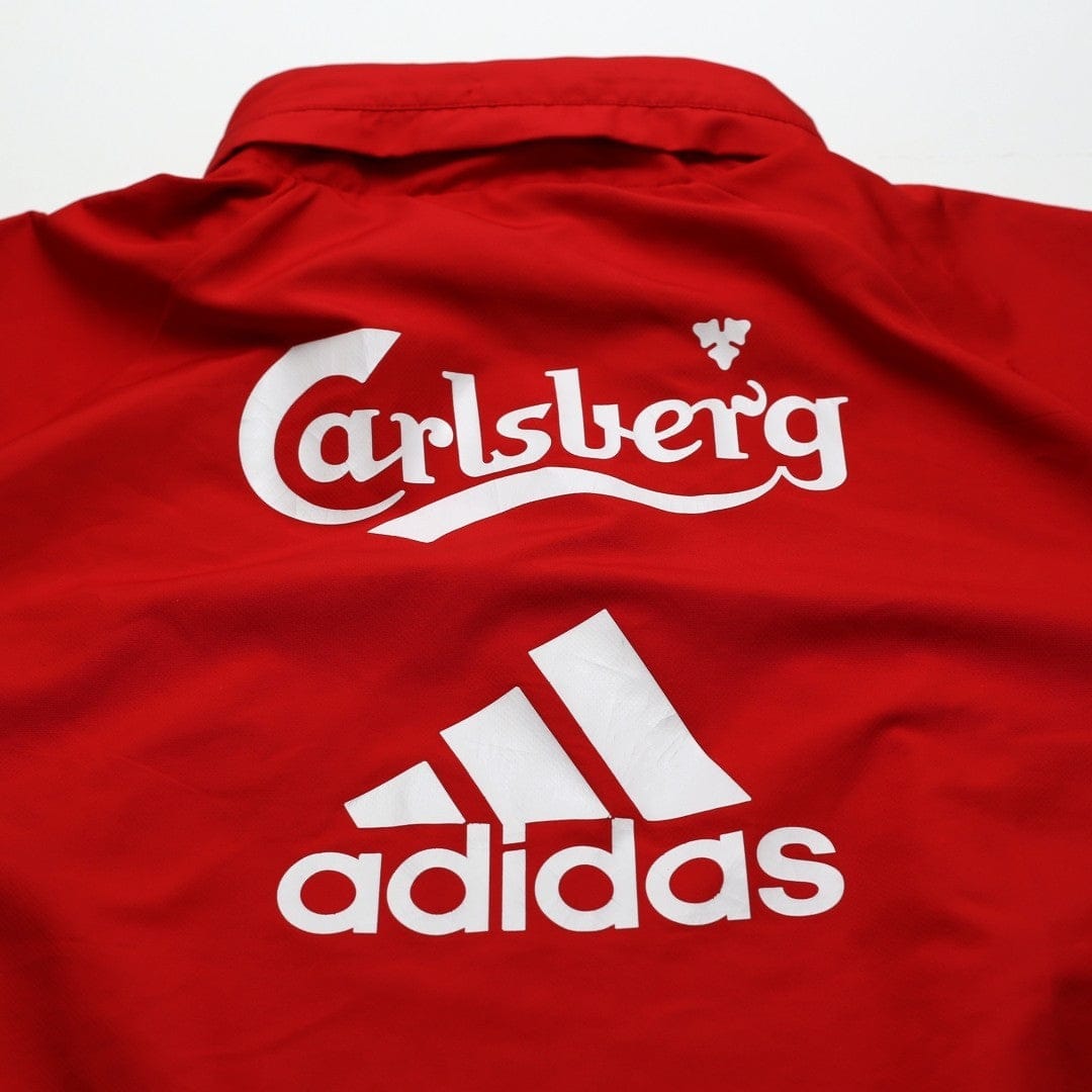 2008/09 Liverpool adidas Formotion Football Player Issue 1/4 Zip Training Top (L)