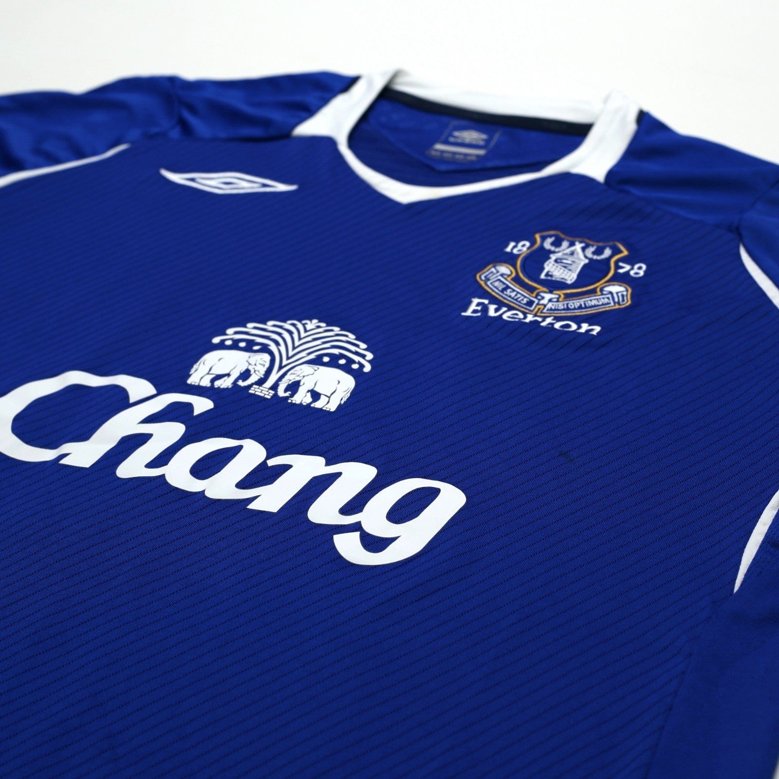 2008/09 Pienaar #20 Everton Vintage Umbro Home Football Shirt (L)