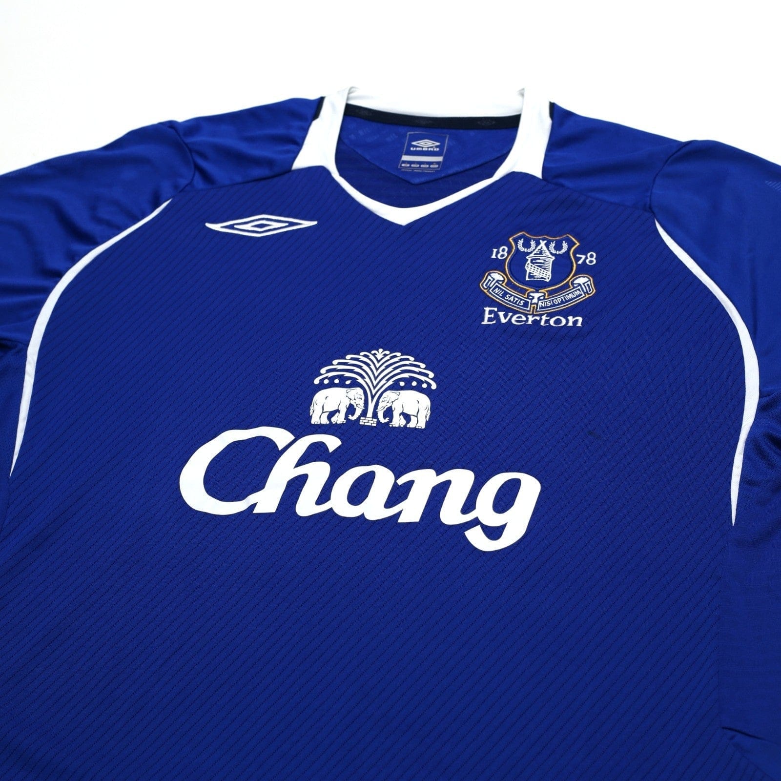 2008/09 Pienaar #20 Everton Vintage Umbro Home Football Shirt (L)