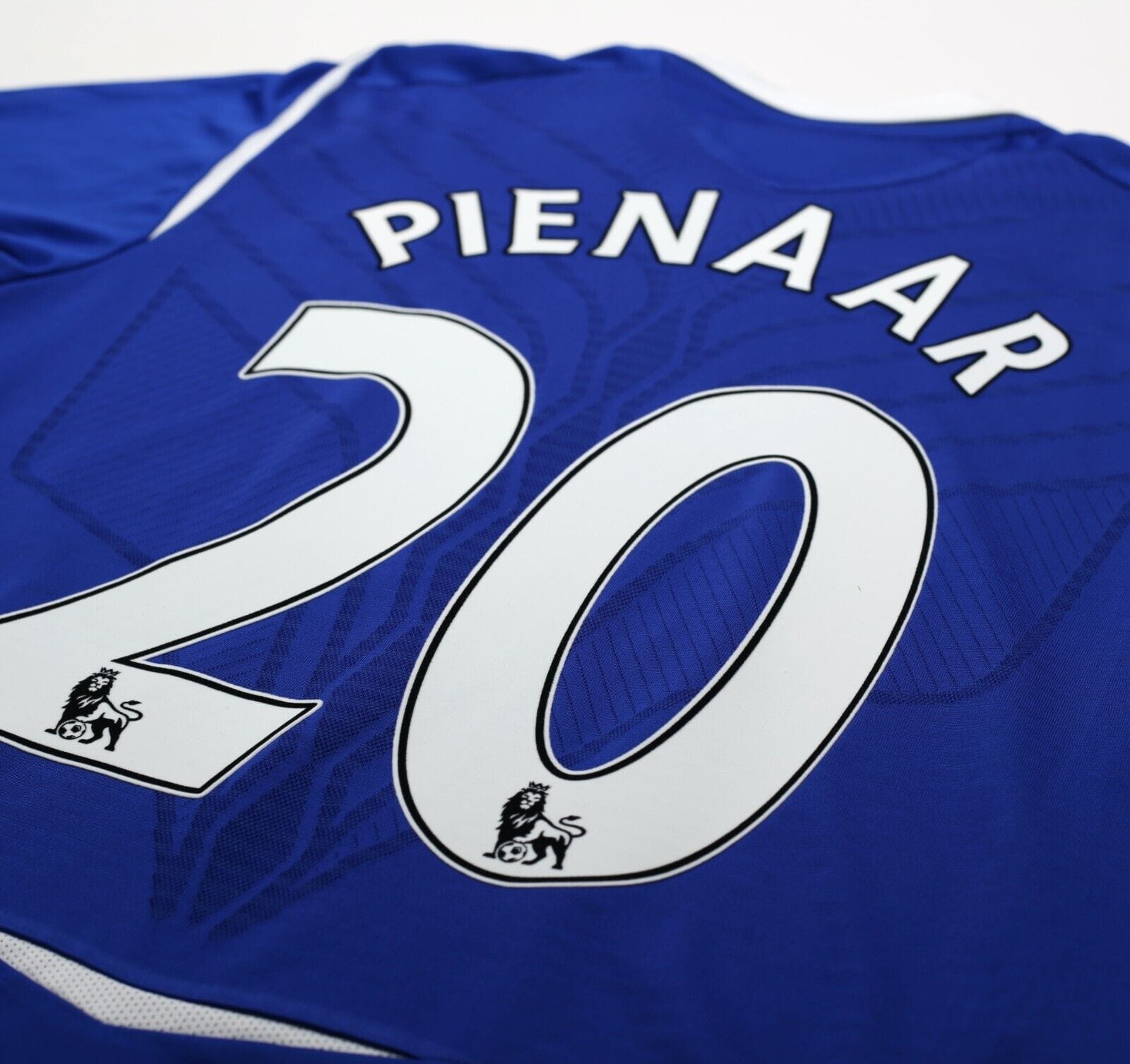 2008/09 PIENAAR #20 Everton Vintage Umbro Home Football Shirt (M)