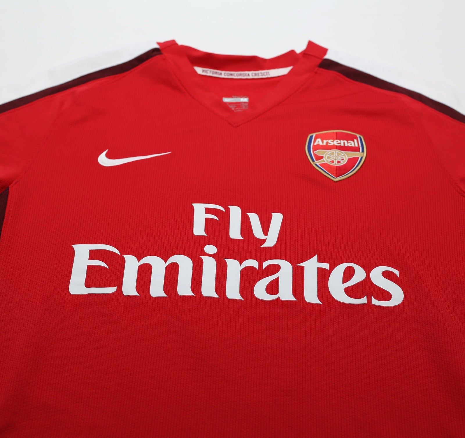 2008/10 EDUARDO #9 Arsenal Vintage Nike Home Football Shirt (M)