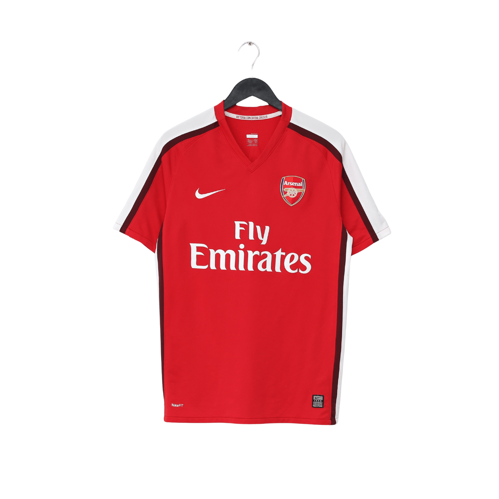 2008/10 EDUARDO #9 Arsenal Vintage Nike Home Football Shirt (M)