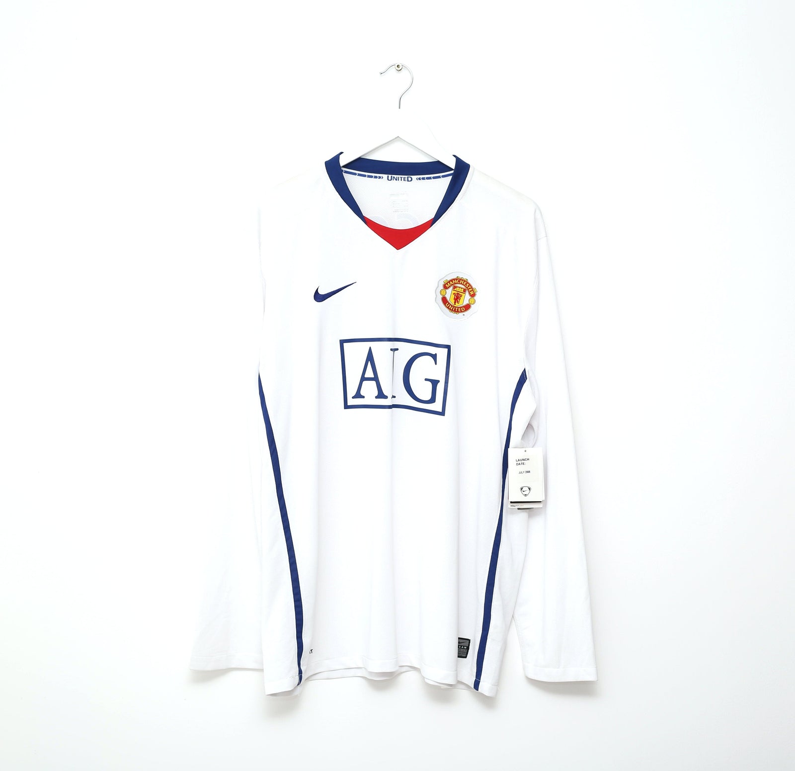 2008/10 GIGGS #11 Manchester United Vintage Nike LS Away Football Shirt XXL BNWT