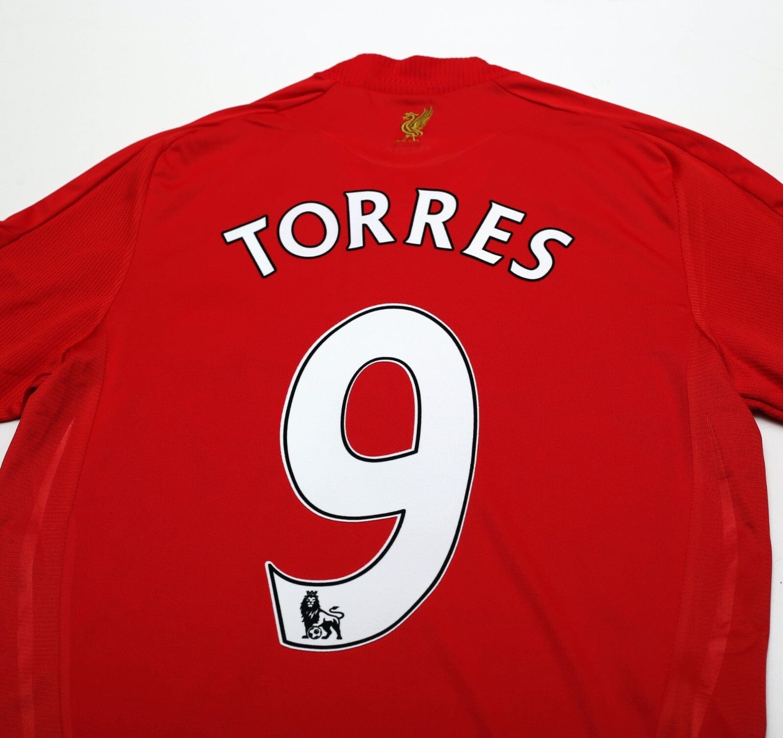 2008/10 TORRES #9 Liverpool Vintage adidas Home Football Shirt (S)