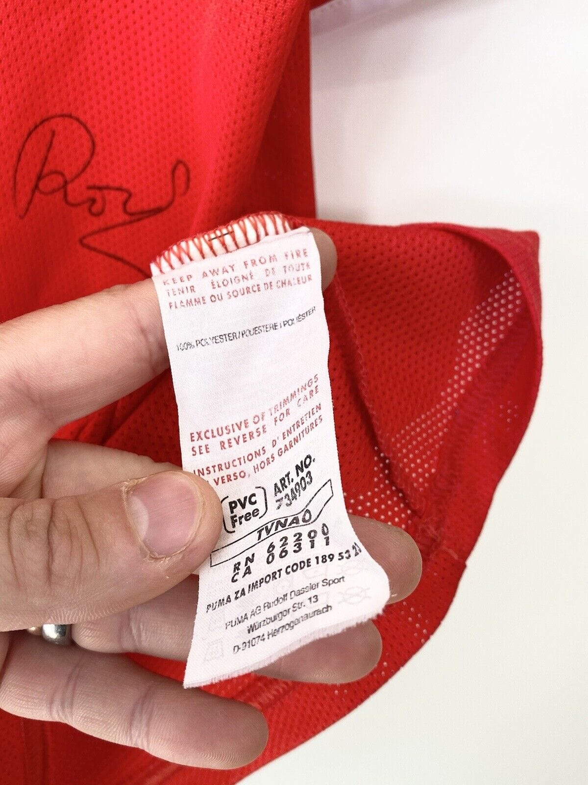 2008 AUSTRIA Vintage PUMA Home Football Shirt (S) Euro 2008 SIGNED