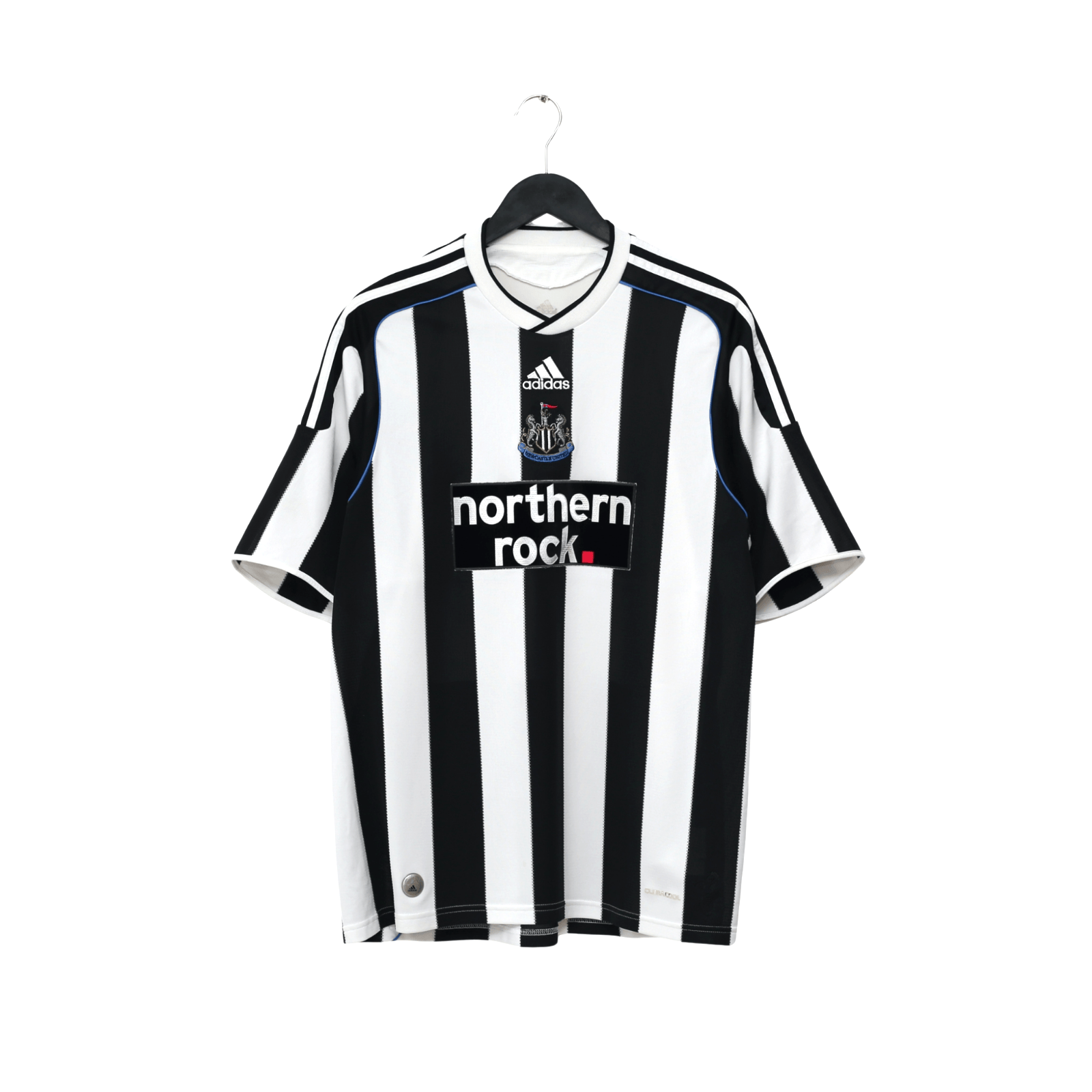 2009/10 Ameobi #23 Newcastle United Vintage adidas Home Football Shirt (L)