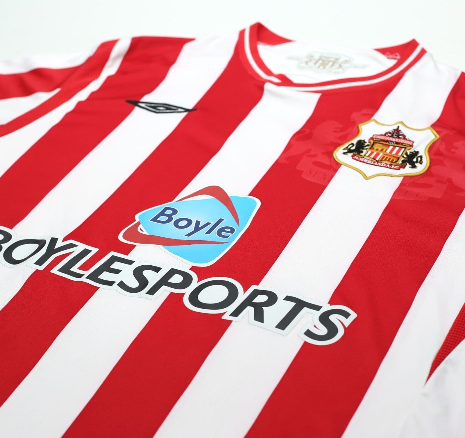 2009/10 BENT #11 Sunderland Vintage Umbro Football Shirt (XL)