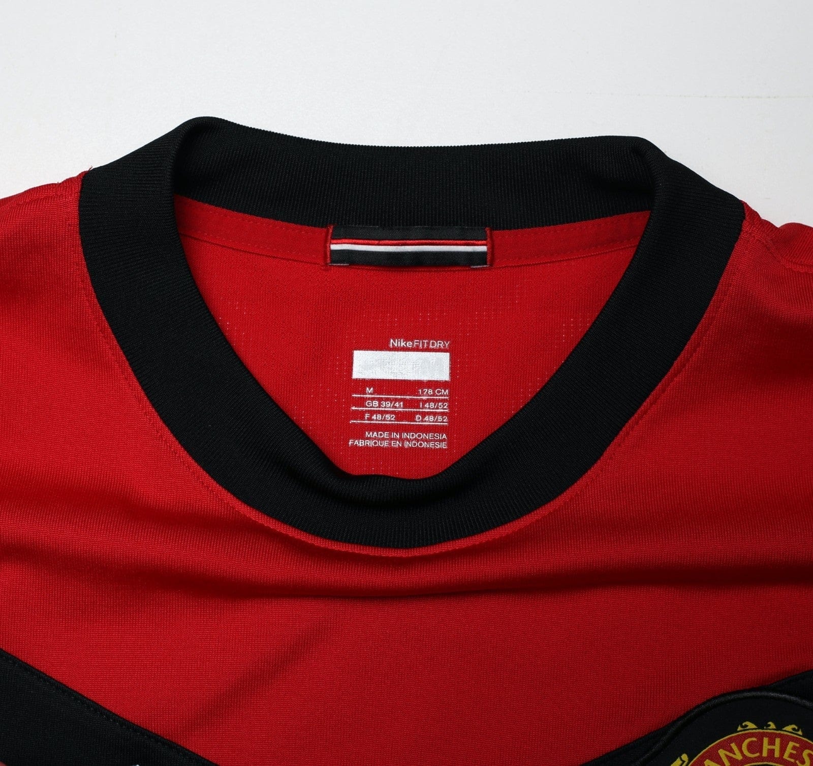 2009/10 BERBATOV #9 Manchester United Vintage Nike Home Football Shirt (M)