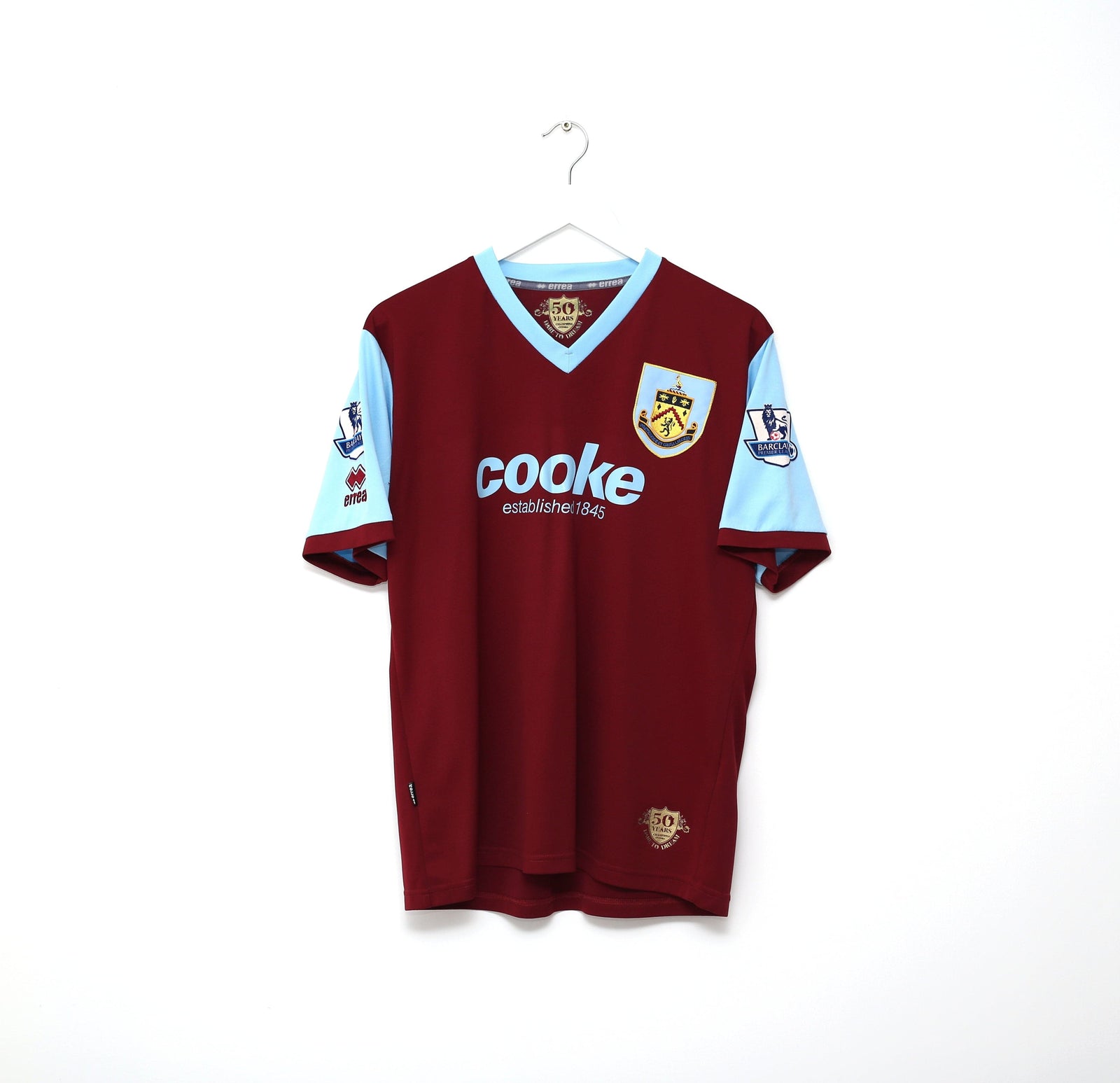 2009/10 BLAKE #20 Burnley Vintage Errea Home Football Shirt (L)