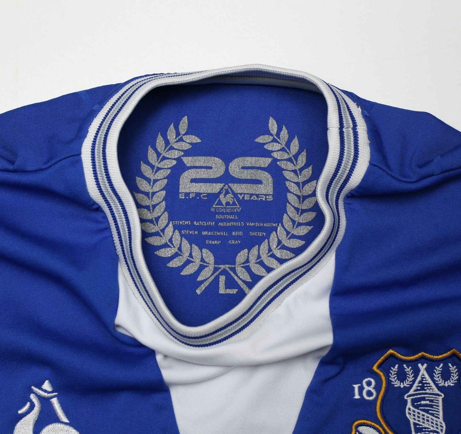 2009/10 DONOVAN #9 Everton Vintage le coq sportif Home Football Shirt (L)