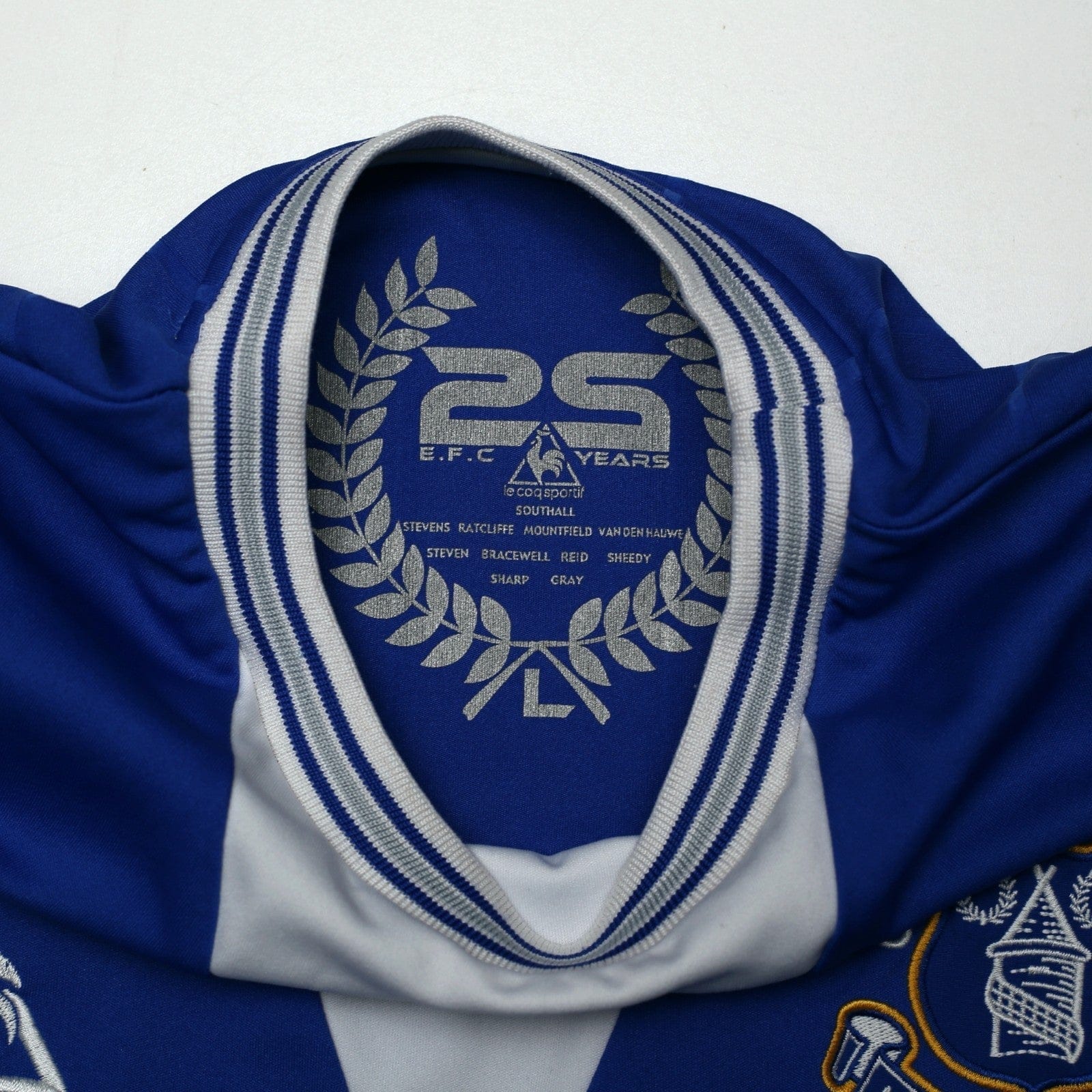 2009/10 Donovan #9 Everton Vintage le coq sportif Home Football Shirt (L)