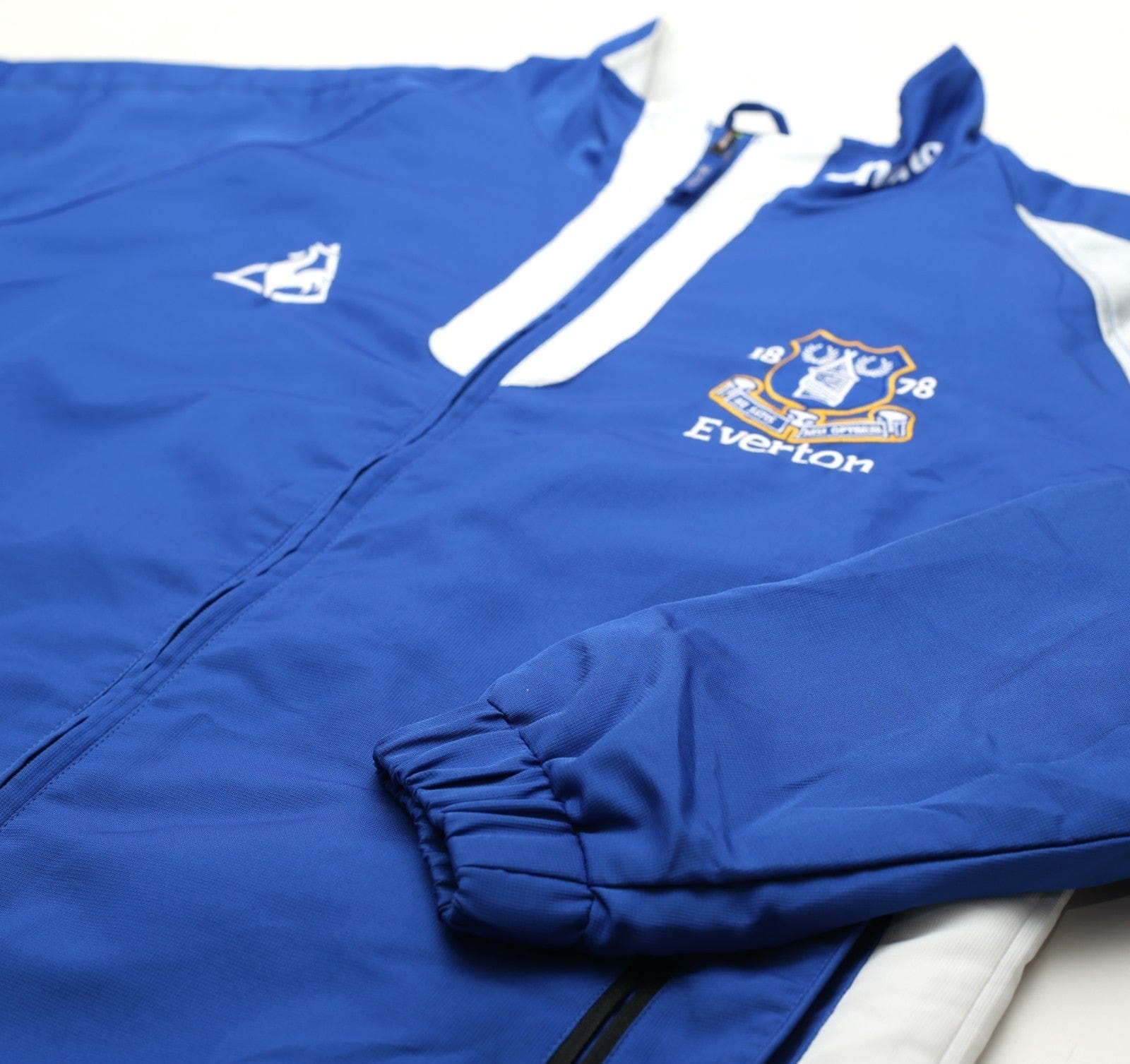 2009/10 EVERTON Vintage le coq sportif Football Track Top Jacket (L)