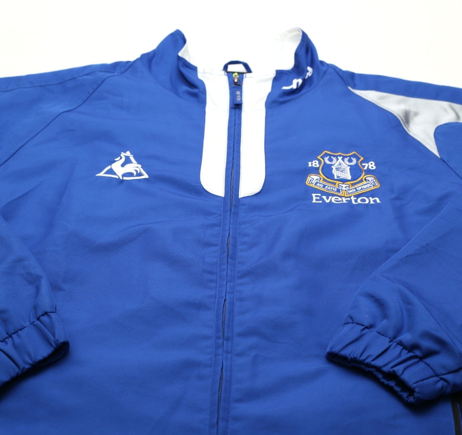 2009/10 EVERTON Vintage le coq sportif Football Track Top Jacket (L)
