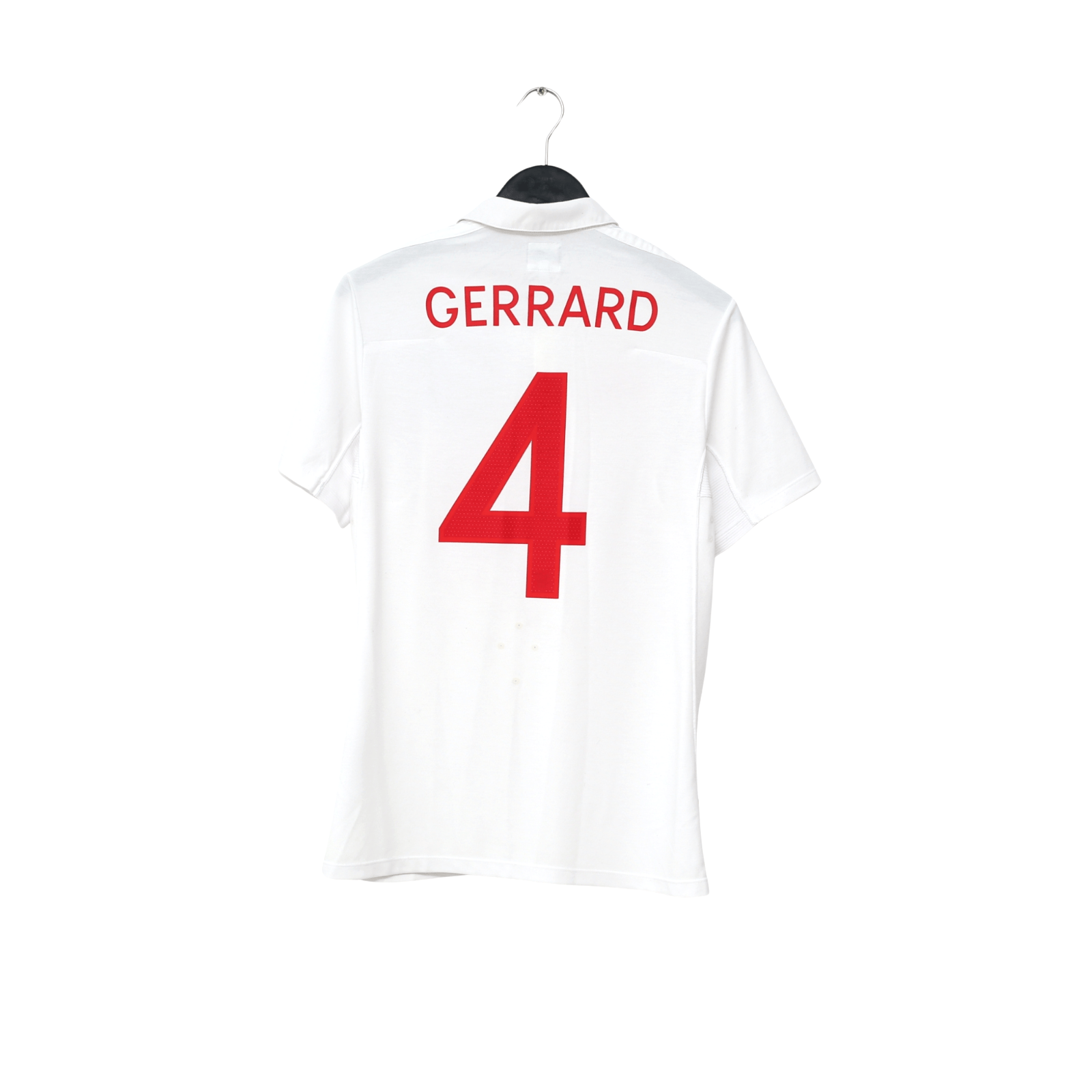 2009/10 Gerrard #4 England Vintage Umbro Home Football Shirt (S) WC 2010 (38)