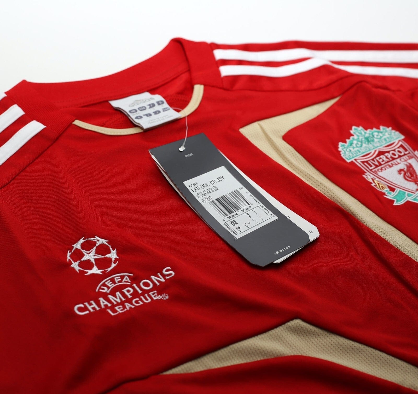 2009/10 LIVERPOOL Vintage adidas Champions League Football Shirt (M) BNWT