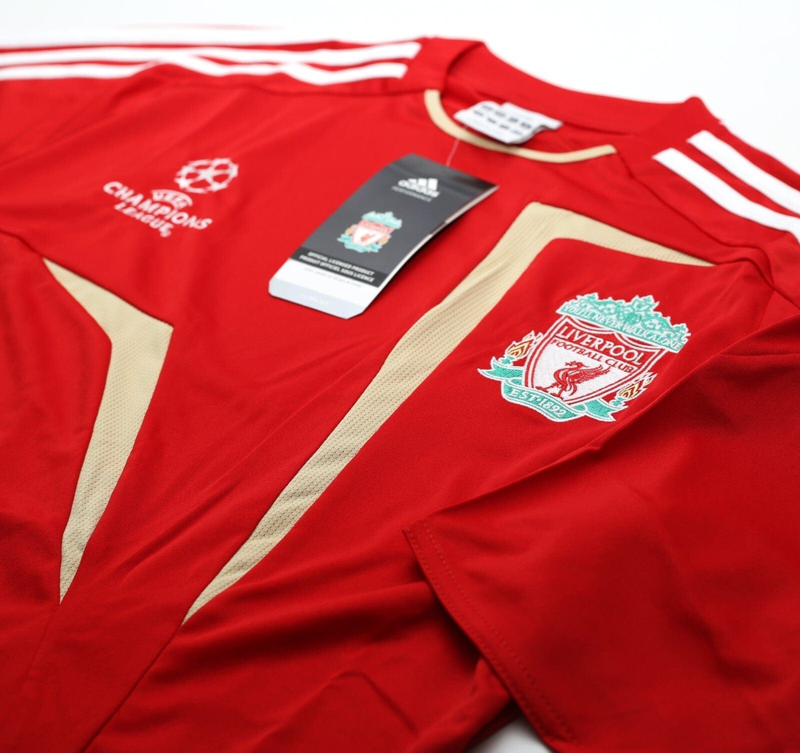 2009/10 LIVERPOOL Vintage adidas Champions League Football Shirt (M) BNWT