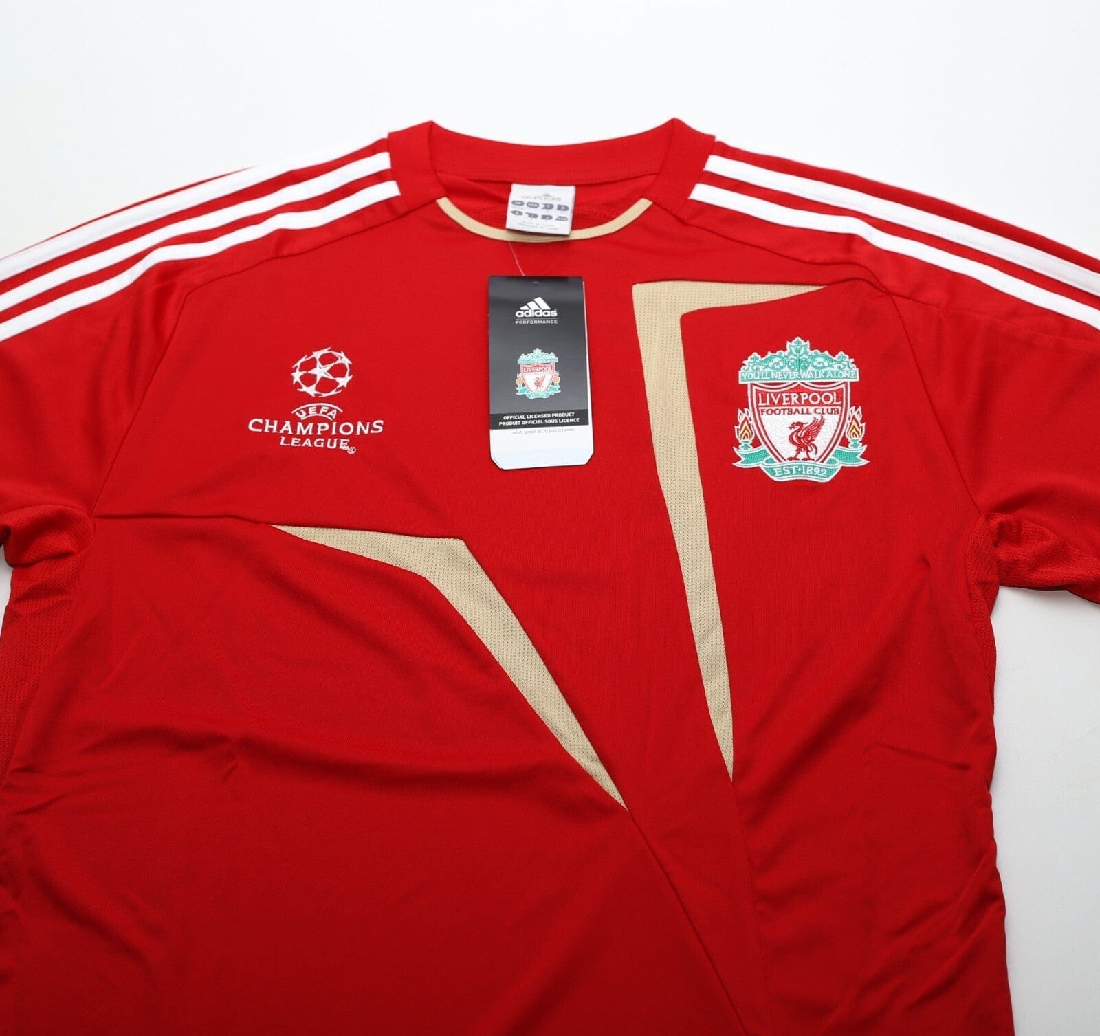 2009/10 LIVERPOOL Vintage adidas Champions League Football Shirt (M) BNWT