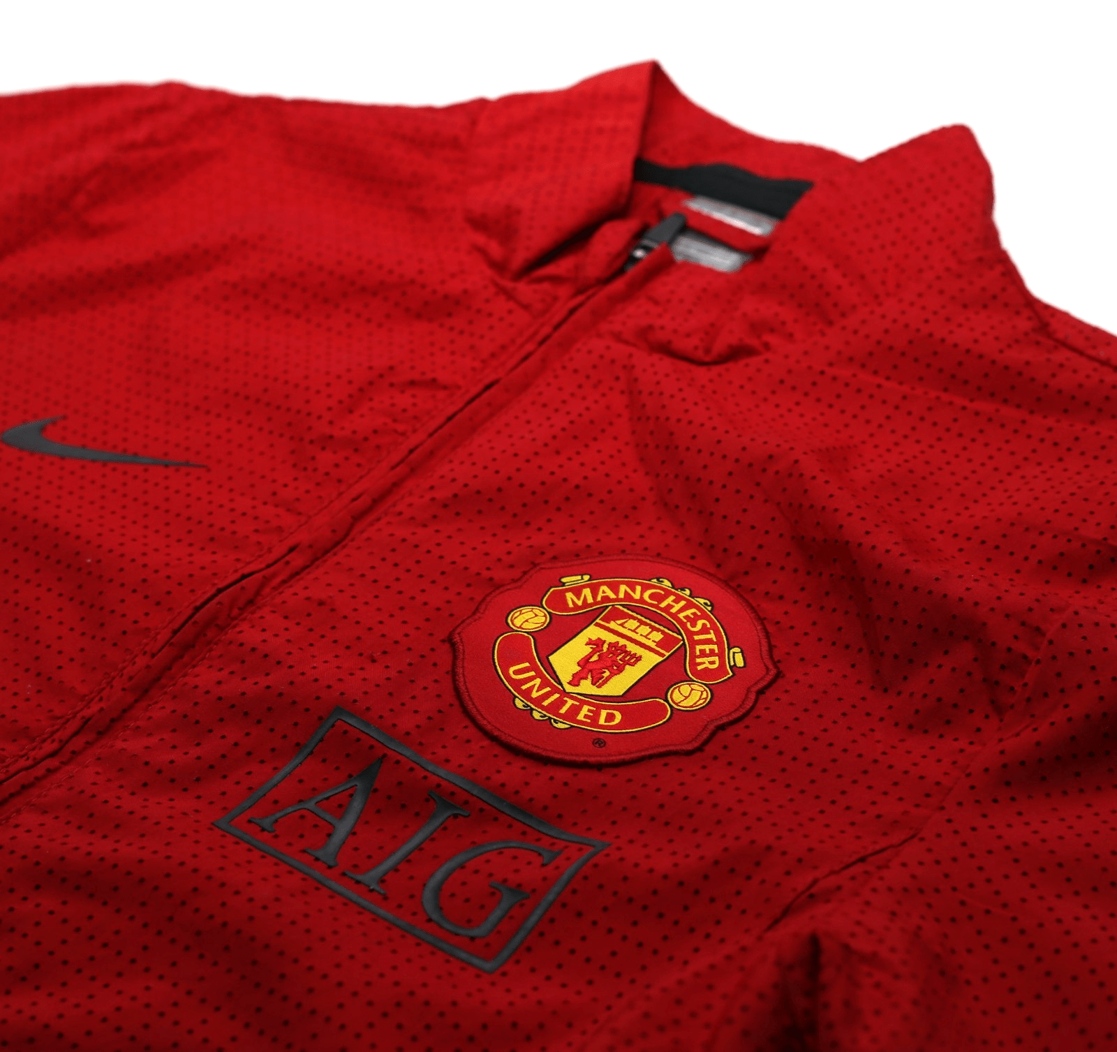 2009/10 MANCHESTER UNITED Vintage Nike Football Track Top Jacket (S)