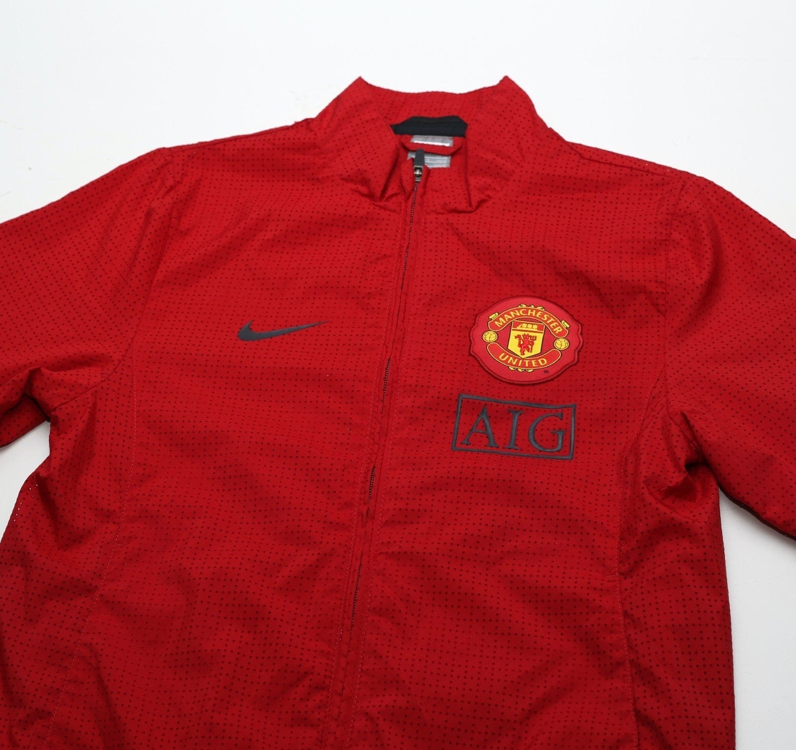 2009/10 MANCHESTER UNITED Vintage Nike Football Track Top Jacket (S)