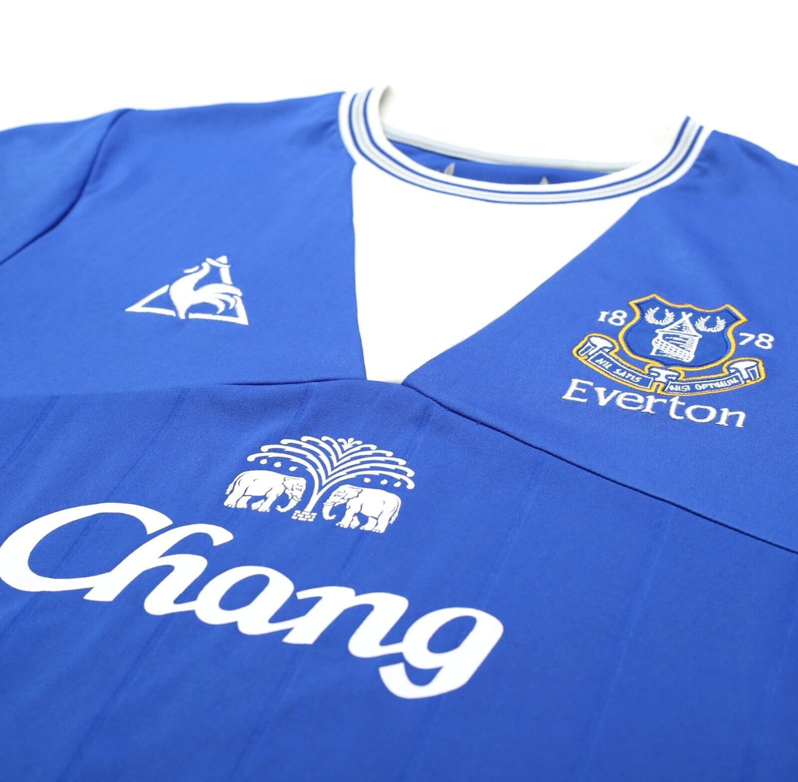 2009/10 SAHA #8 Everton Vintage le coq sportif Home Football Shirt Jersey (L)