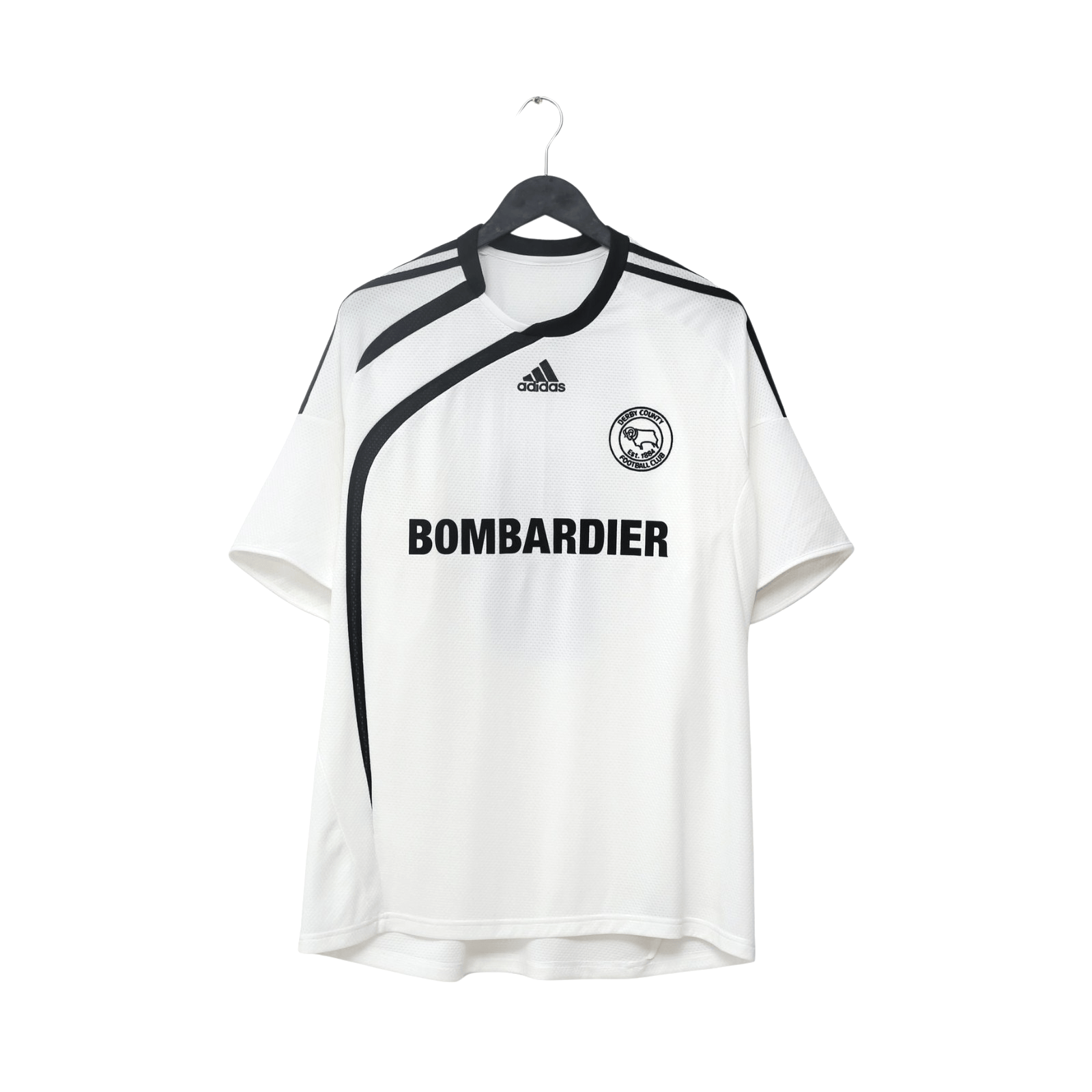 2009/10 Savage #8 Derby County Vintage adidas Home Football Shirt (XL)