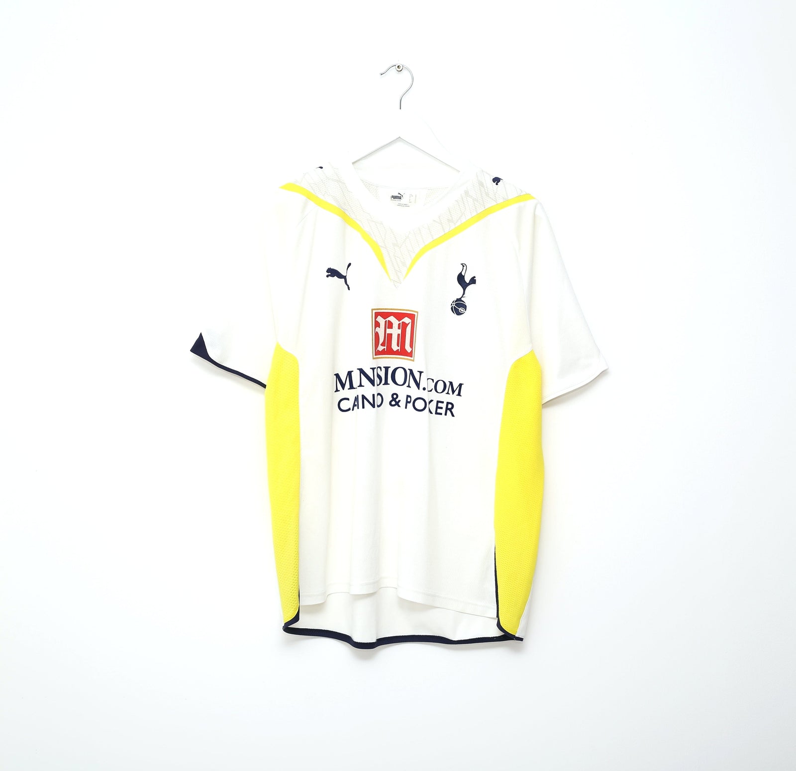 2009/10 TOTTENHAM HOTSPUR Vintage PUMA Home Football Shirt Jersey (L)