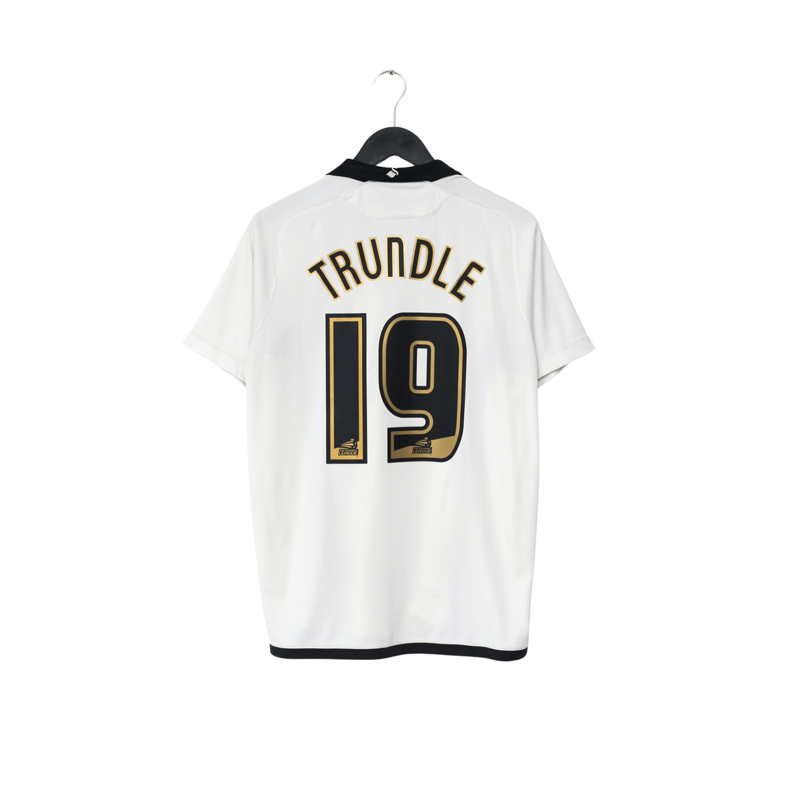 2009/10 Trundle #19 Swansea City Vintage Umbro Home Football Shirt (M)