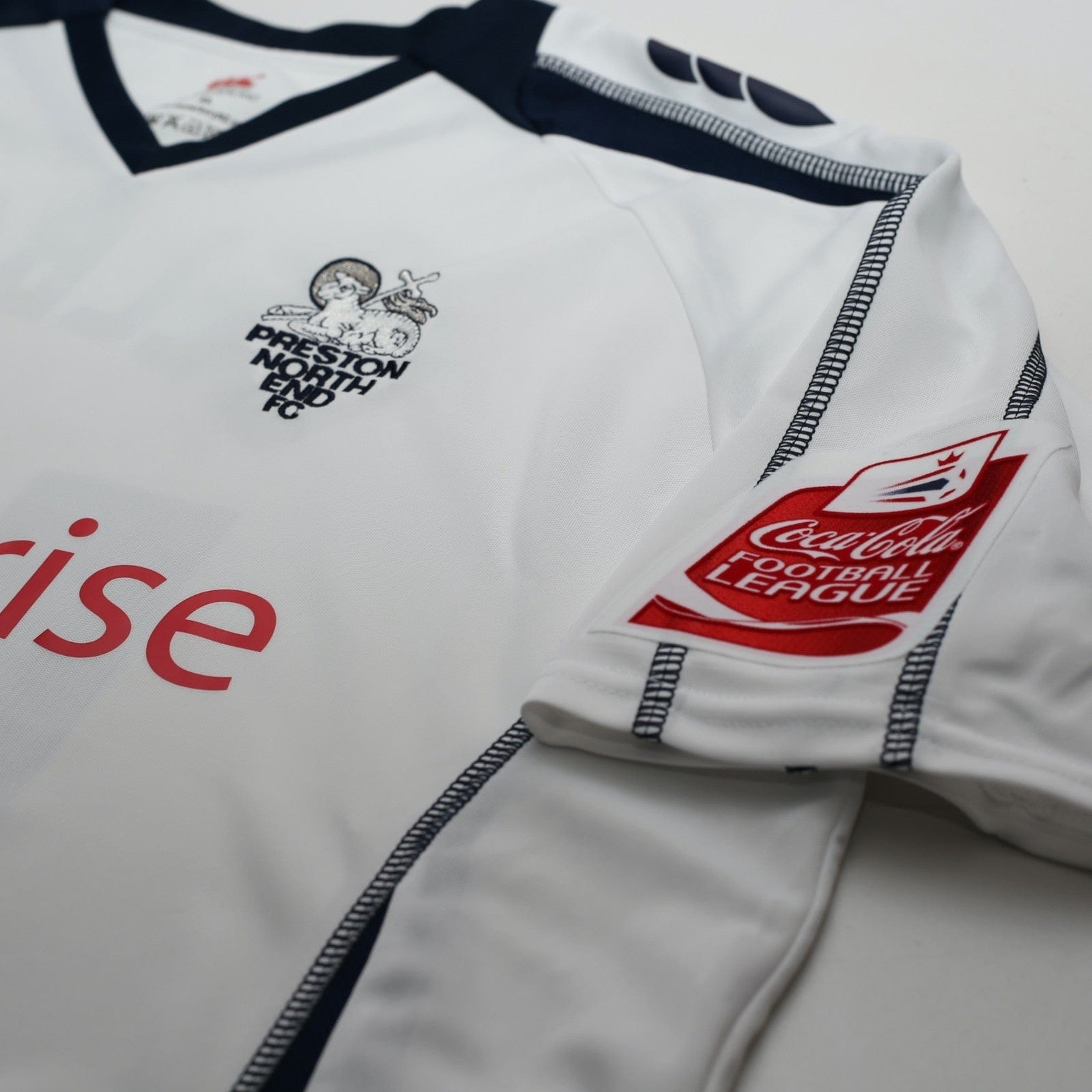 2009/10 Welbeck #18 Preston North End Vintage Canterbury Home Football Shirt XL