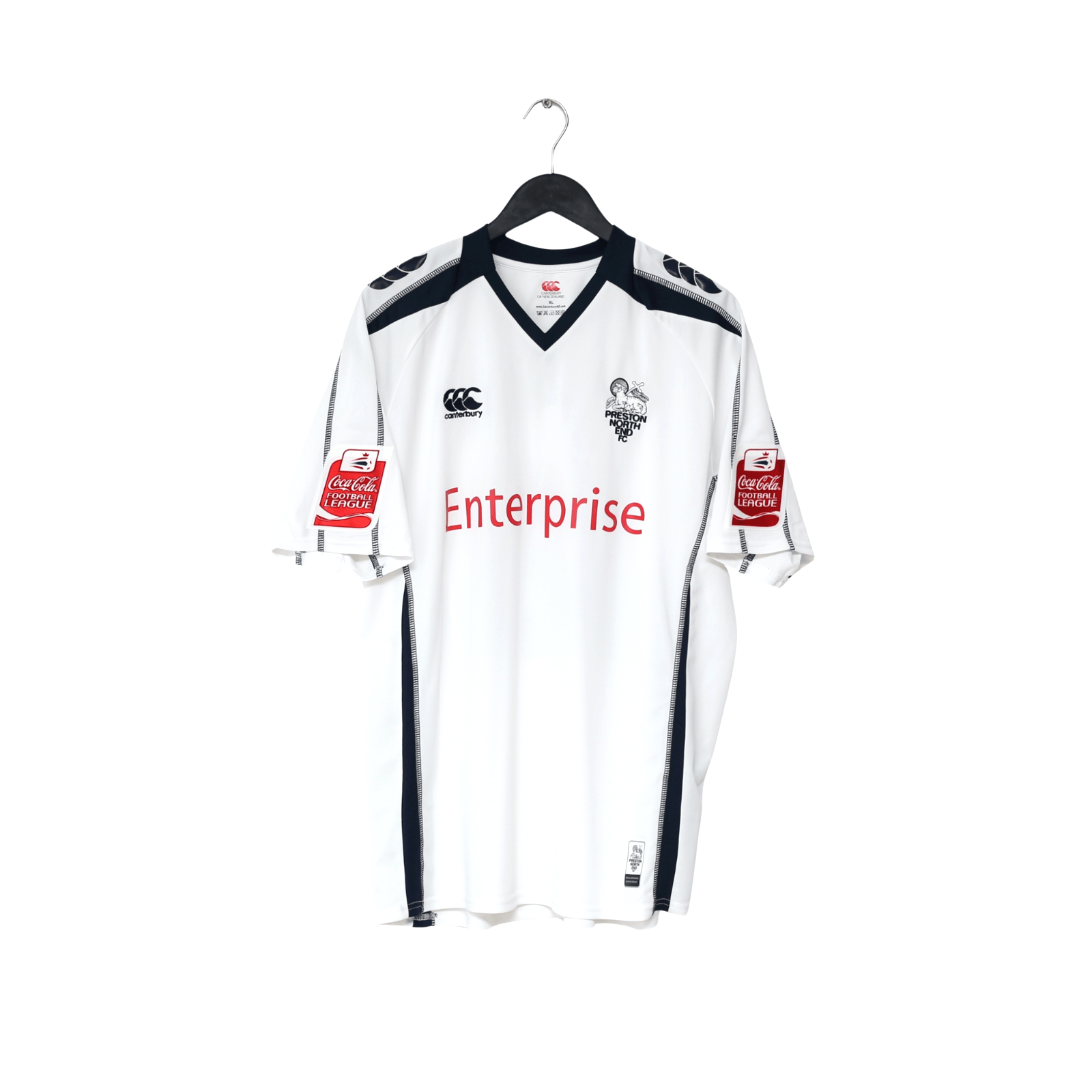 2009/10 Welbeck #18 Preston North End Vintage Canterbury Home Football Shirt XL