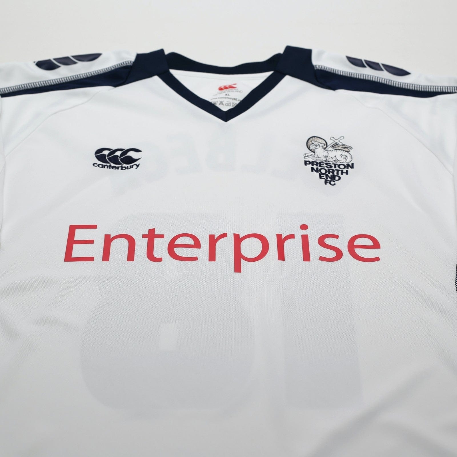 2009/10 Welbeck #18 Preston North End Vintage Canterbury Home Football Shirt XL