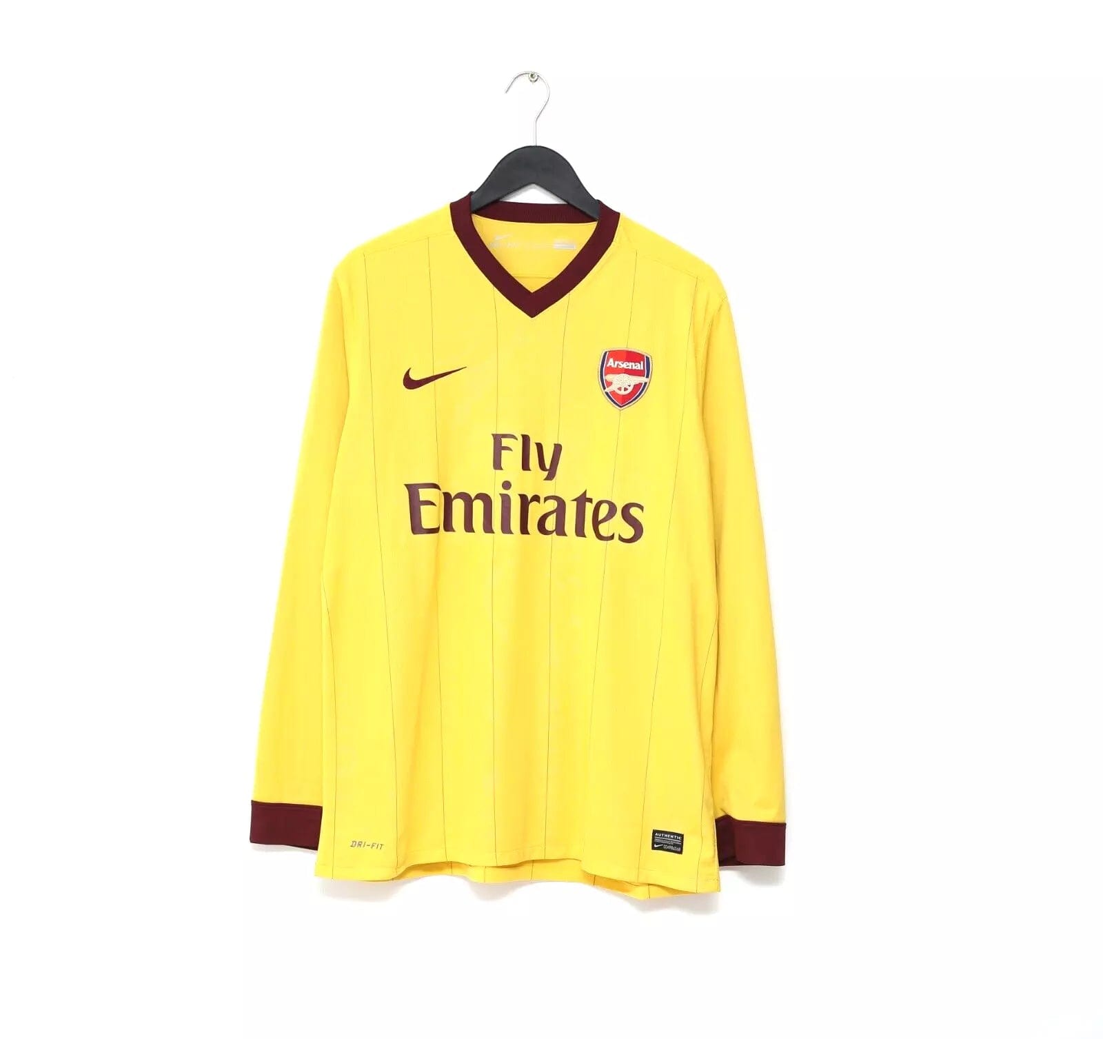 2010/11 ARTETA #8 Arsenal Vintage Nike L/S Away Football Shirt (L)
