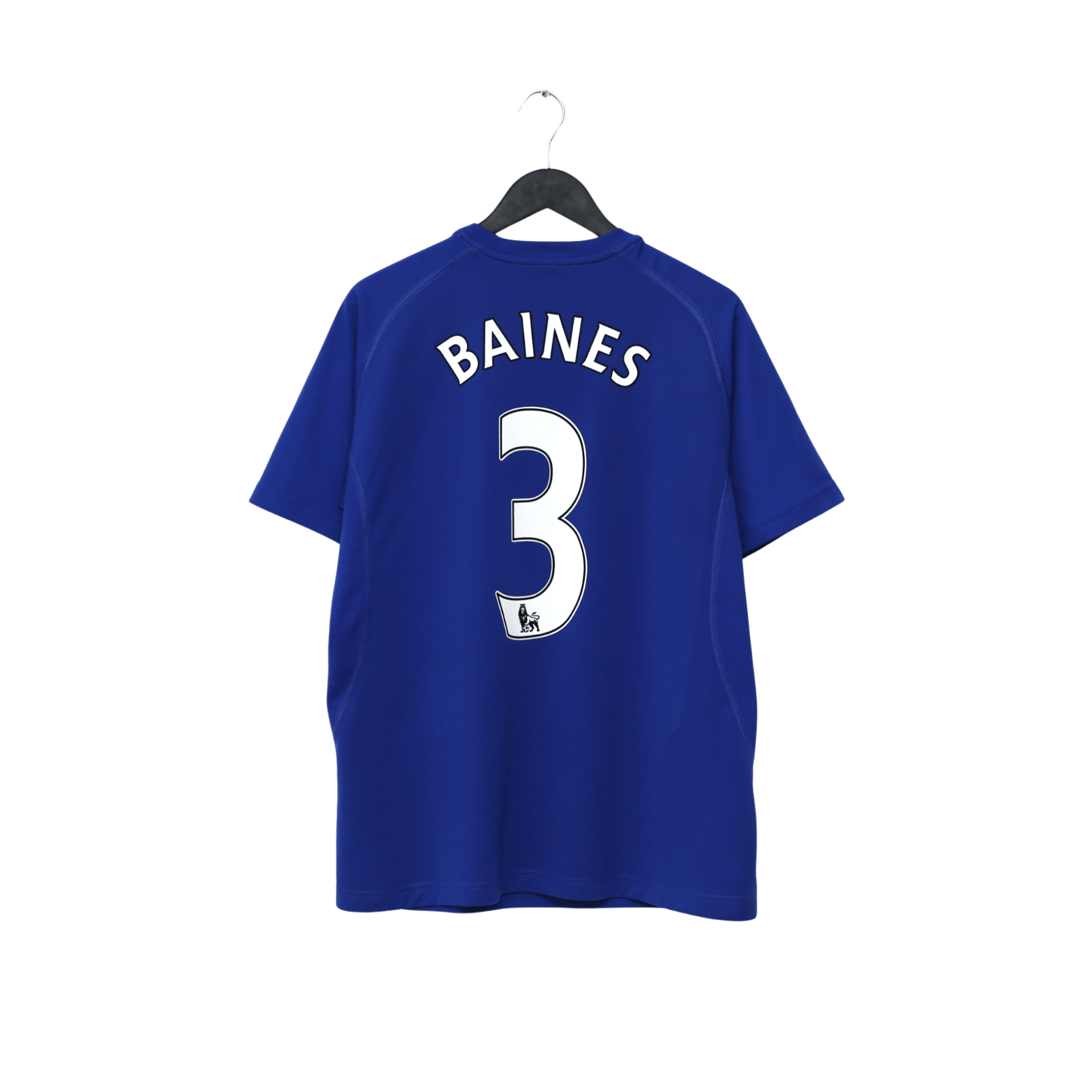 2010/11 Baines #3 Everton Vintage le coq sportif Home Football Shirt (L)