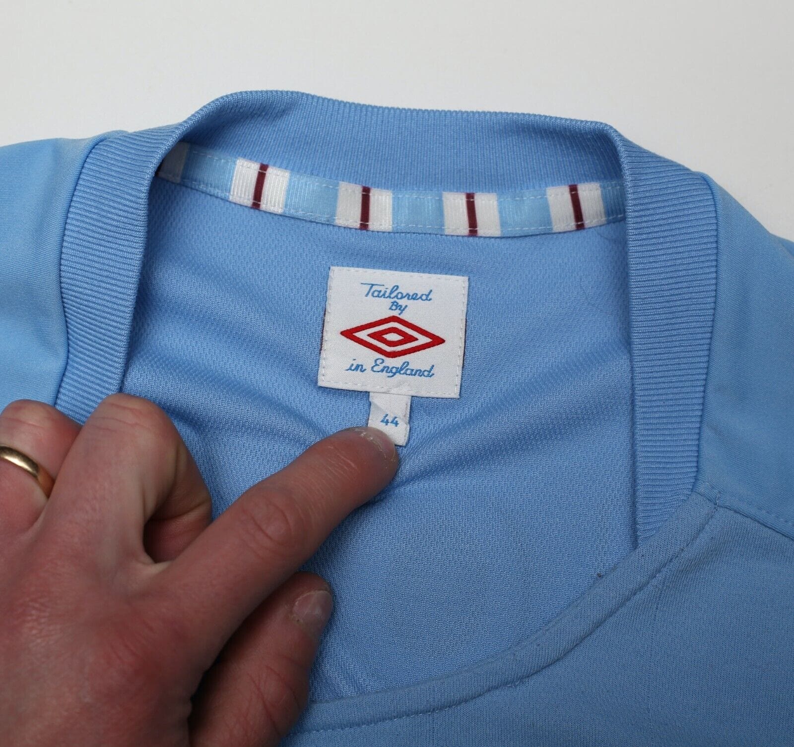 2010/11 BALOTELLI #45 Manchester City Vintage Umbro Home Football Shirt (L) 44