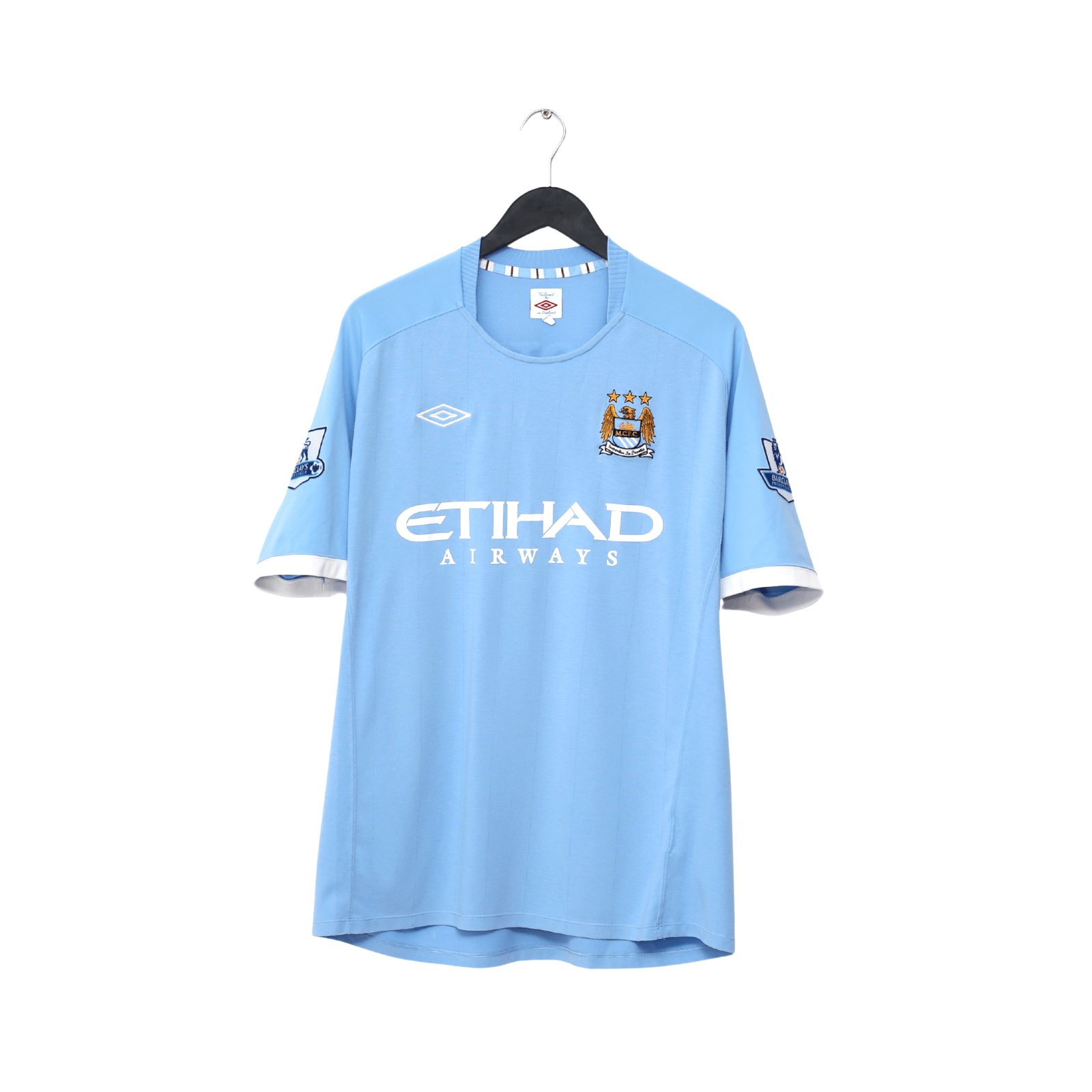 2010/11 BALOTELLI #45 Manchester City Vintage Umbro Home Football Shirt (L) 44