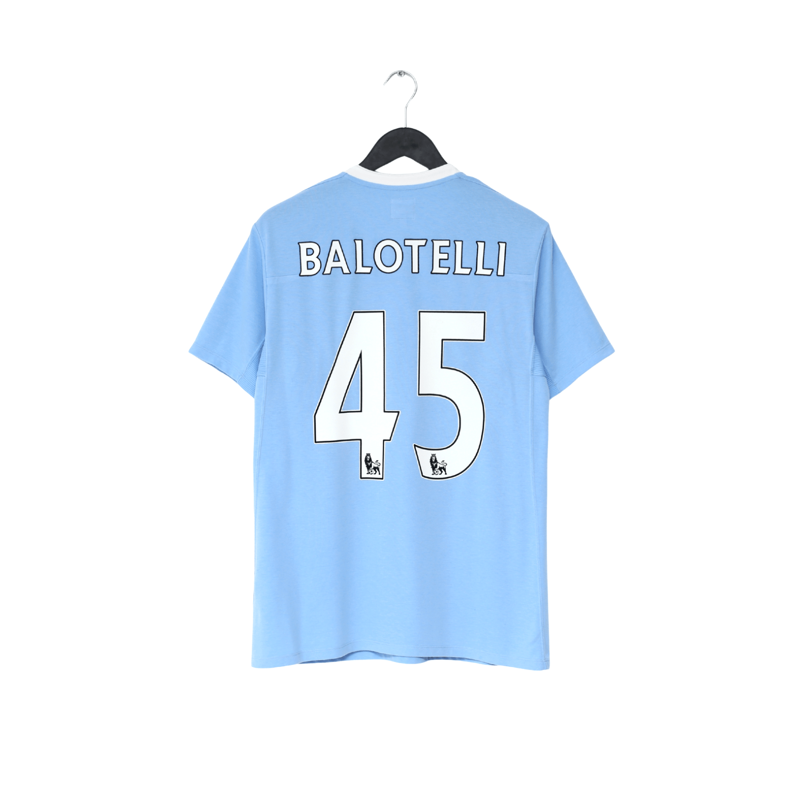 2010/11 BALOTELLI #45 Manchester City Vintage Umbro Home Football Shirt (M) 40