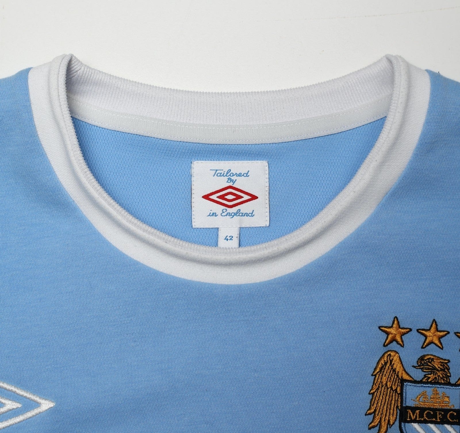 2010/11 BALOTELLI #45 Manchester City Vintage Umbro Home Football Shirt (M/L) 42