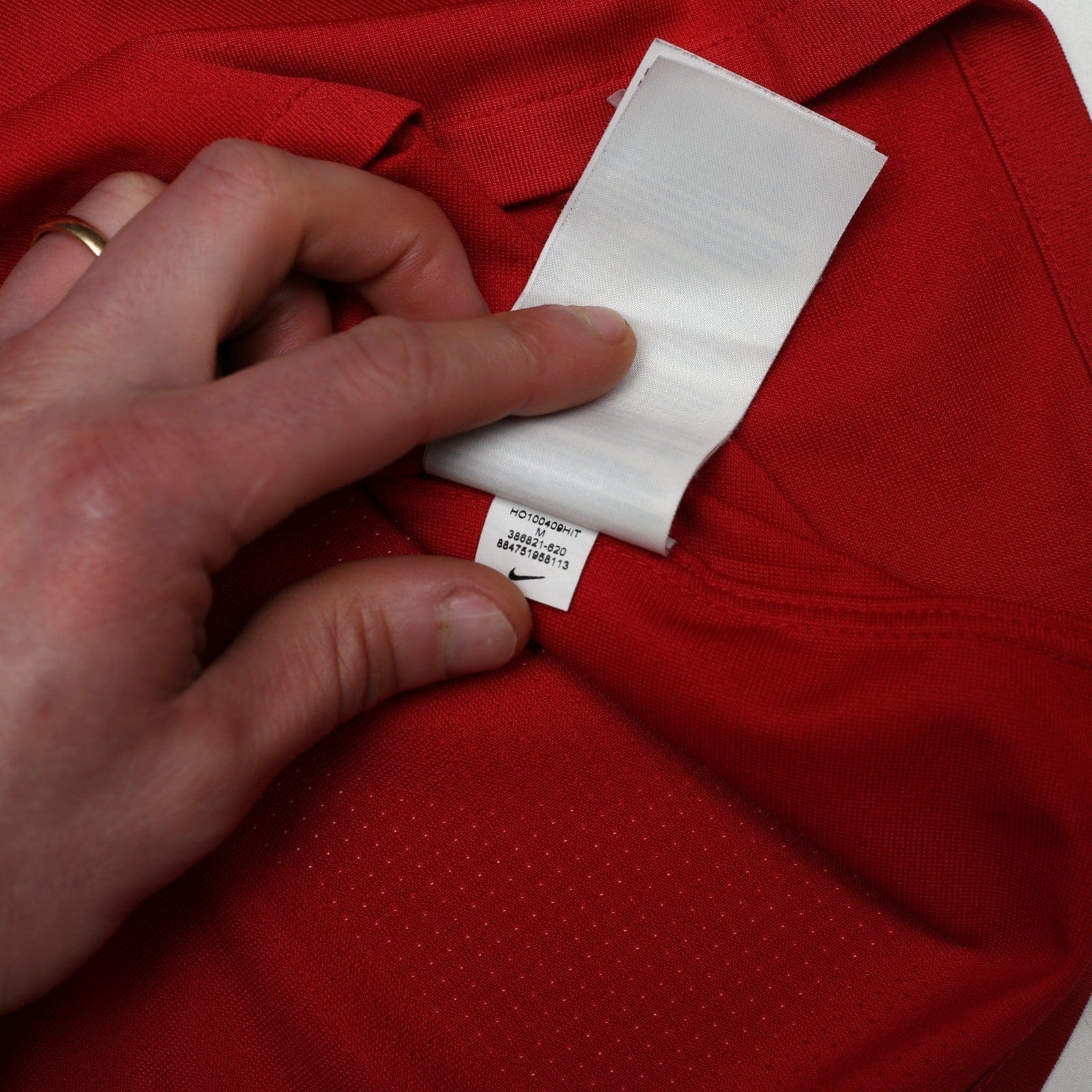 2010/11 Bendtner #52 Arsenal Vintage Nike Home Football Shirt (M)