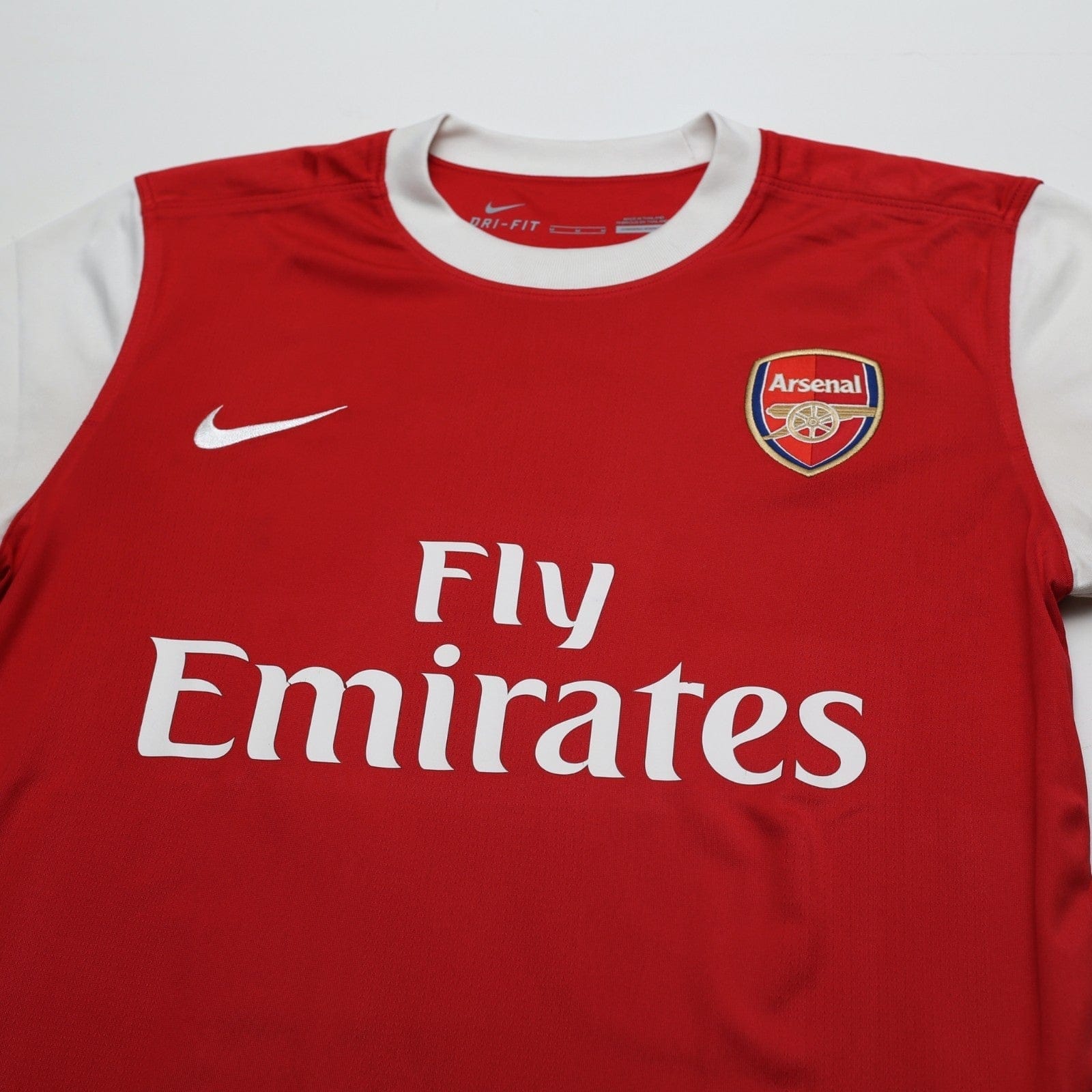 2010/11 Bendtner #52 Arsenal Vintage Nike Home Football Shirt (M)
