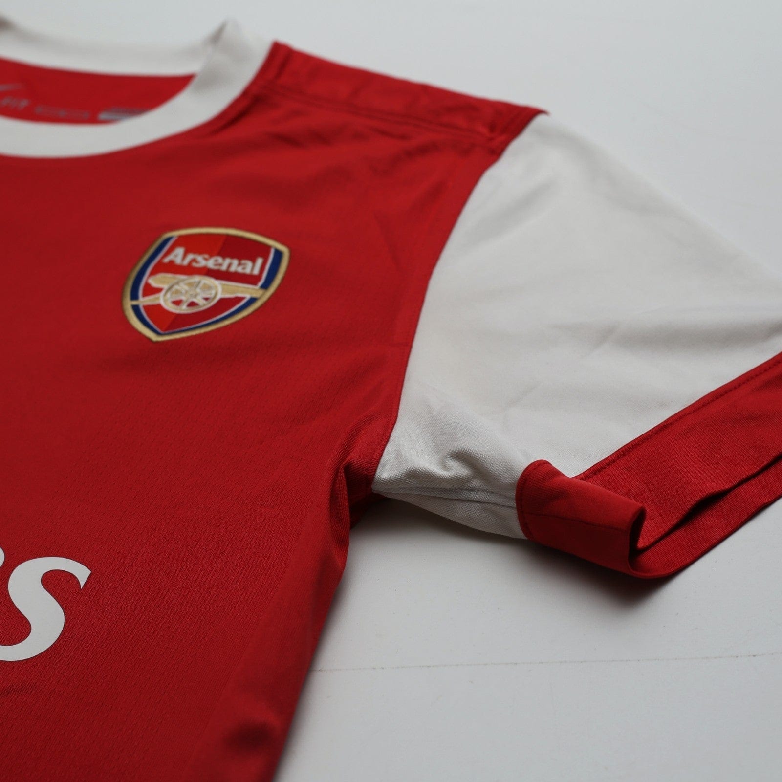 2010/11 Bendtner #52 Arsenal Vintage Nike Home Football Shirt (M)