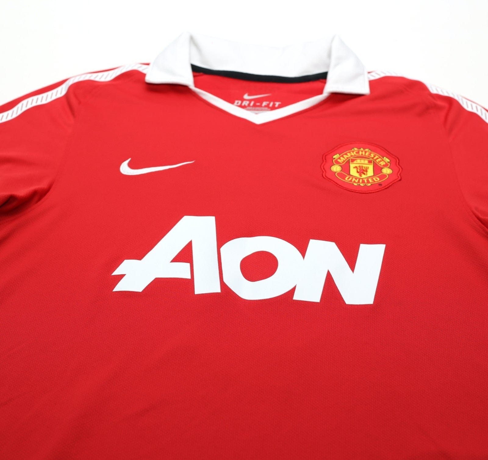 2010/11 BERBATOV #9 Manchester United Vintage Nike Home Football Shirt (M)
