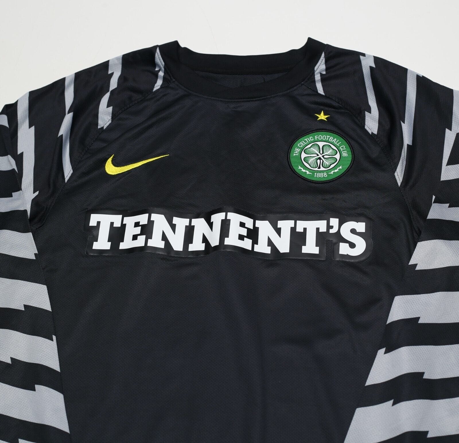 2010/11 CELTIC Vintage Nike Goalkeeper Football Shirt Jersey (M) GK