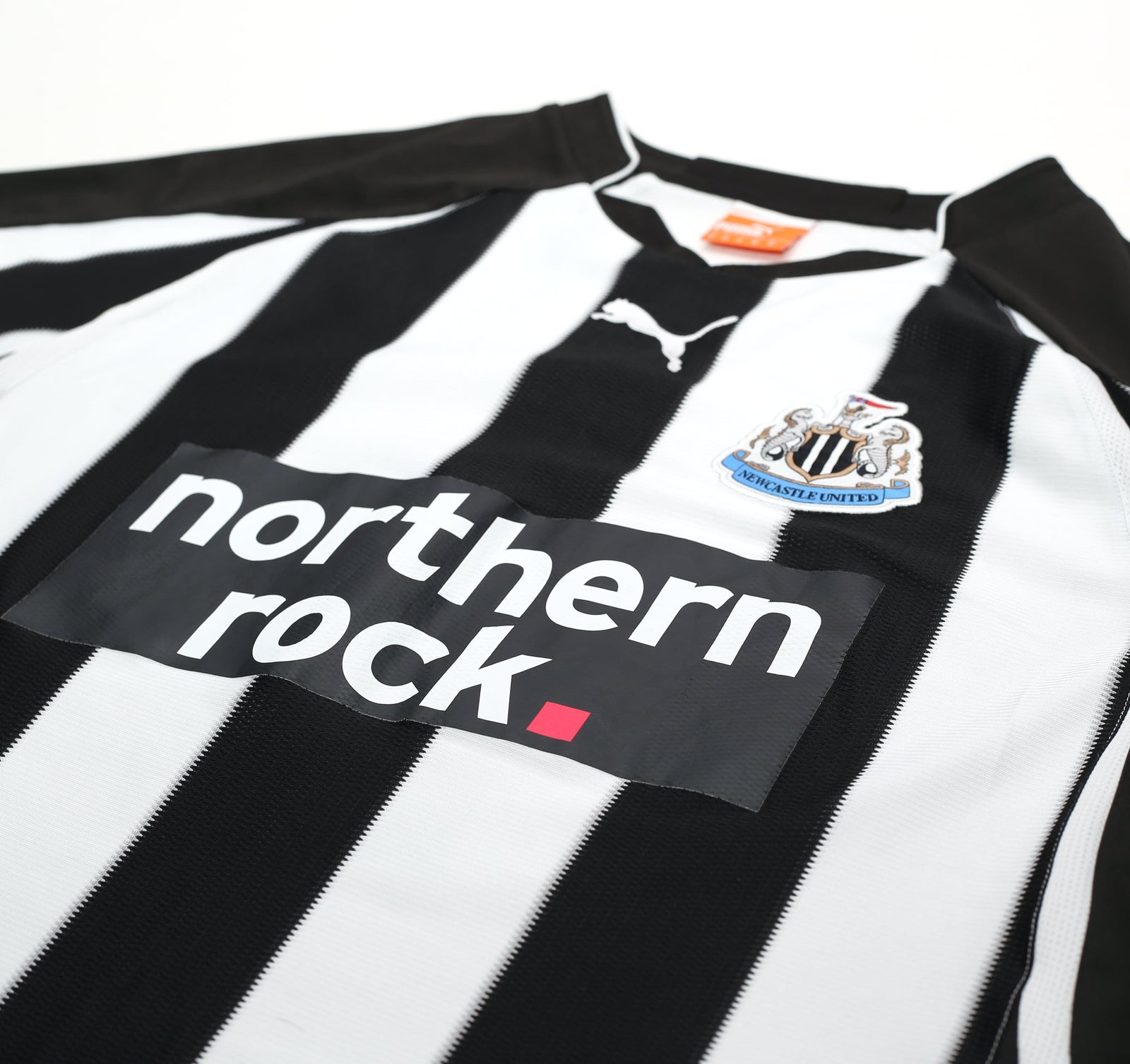 2010/11 COLOCCINI #2 Newcastle United Vintage PUMA Home Football Shirt (M)