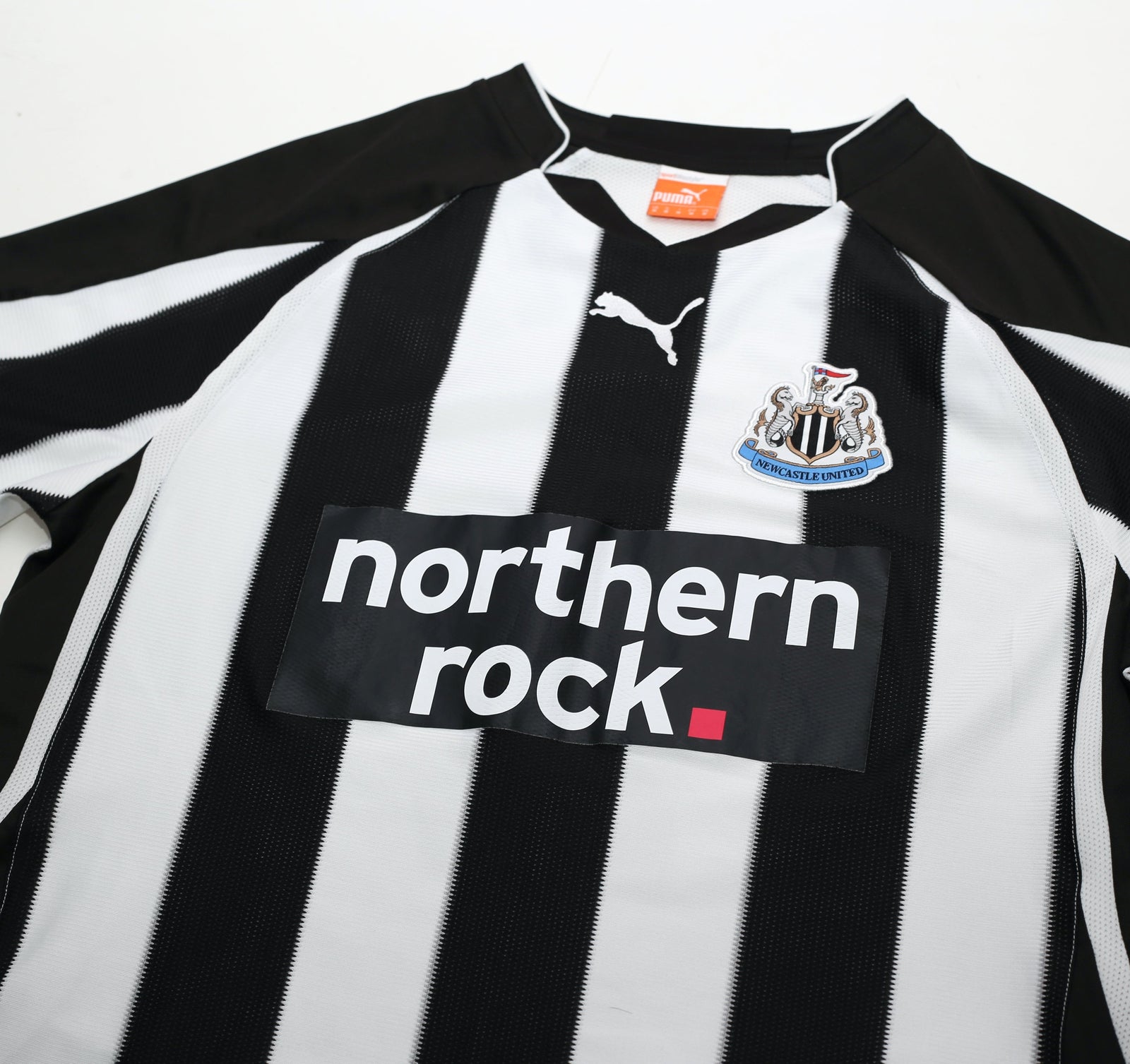 2010/11 COLOCCINI #2 Newcastle United Vintage PUMA Home Football Shirt (M)