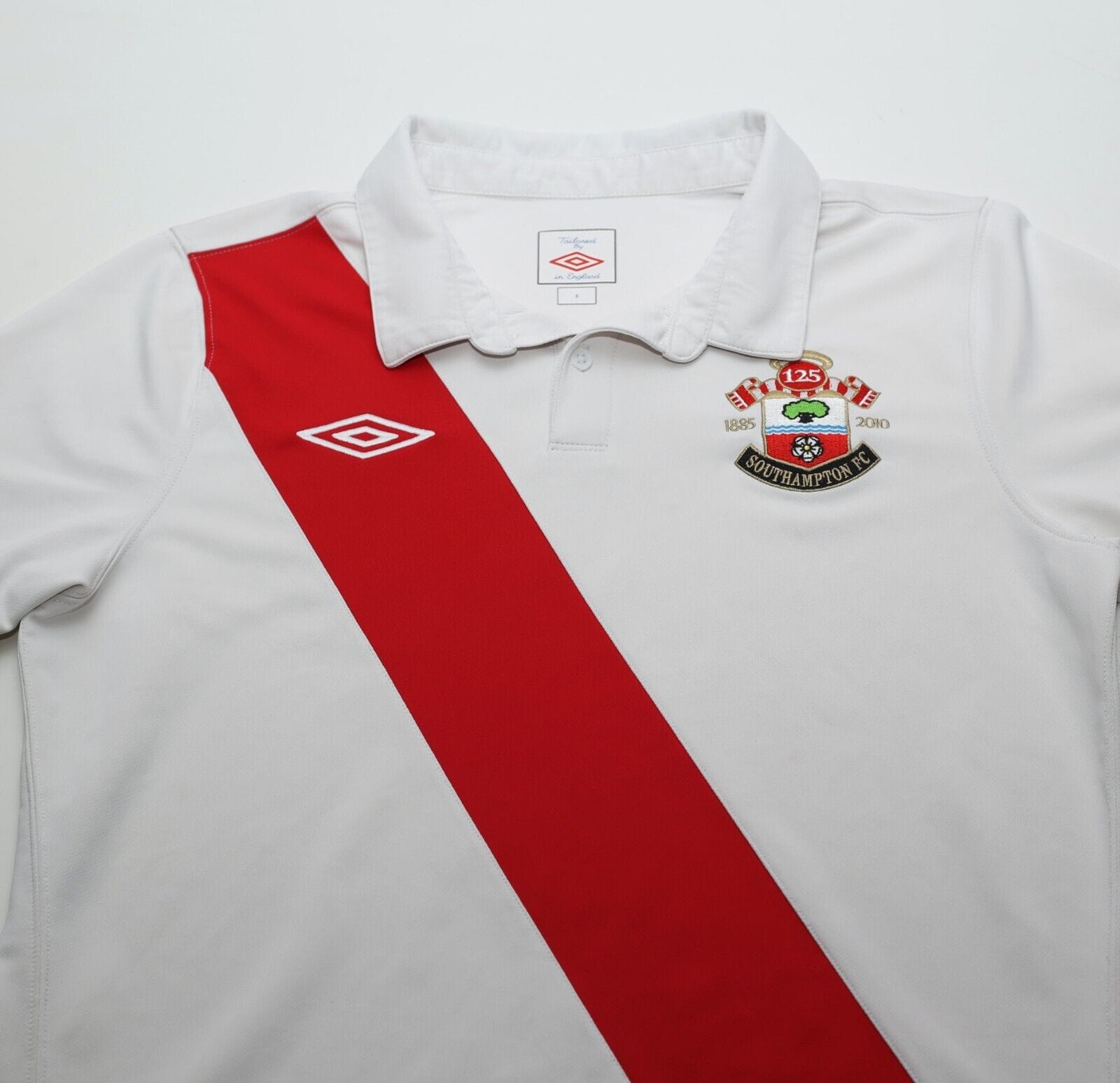 2010/11 LAMBERT #7 Southampton Vintage Umbro Centenary Home Shirt (S)