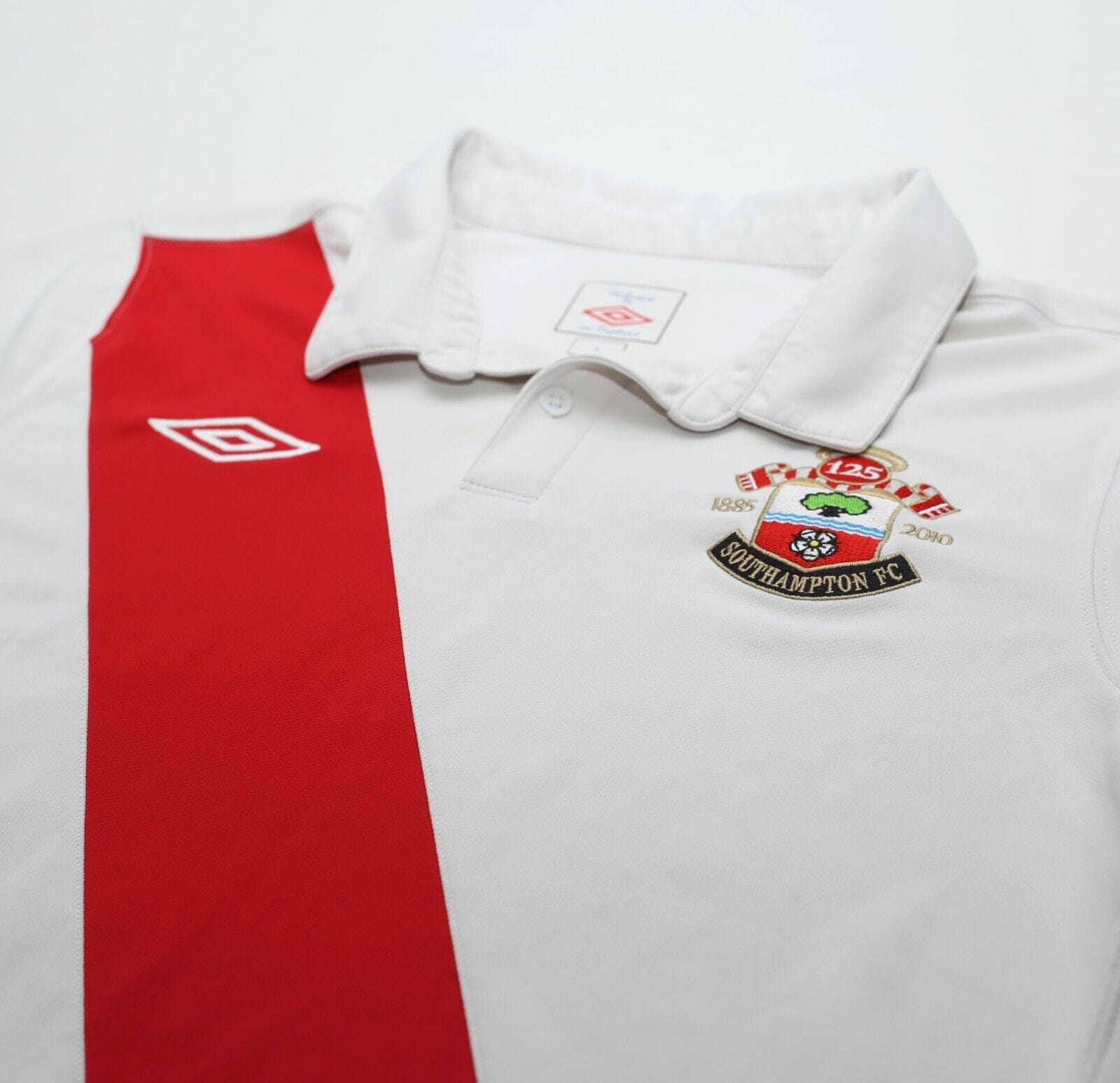 2010/11 LAMBERT #7 Southampton Vintage Umbro Centenary Home Shirt (S)