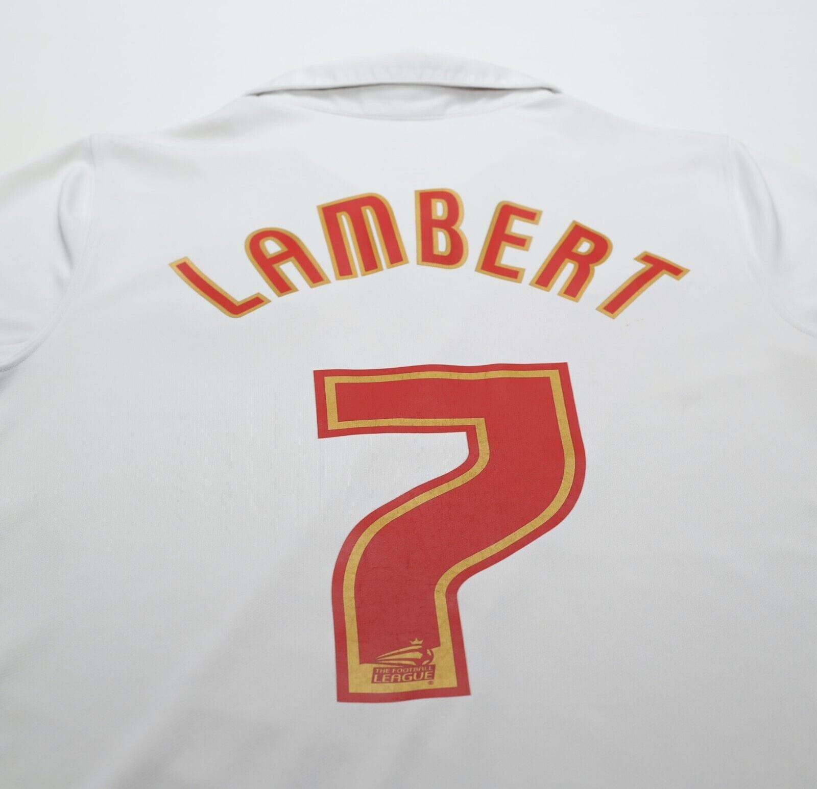 2010/11 LAMBERT #7 Southampton Vintage Umbro Centenary Home Shirt (S)