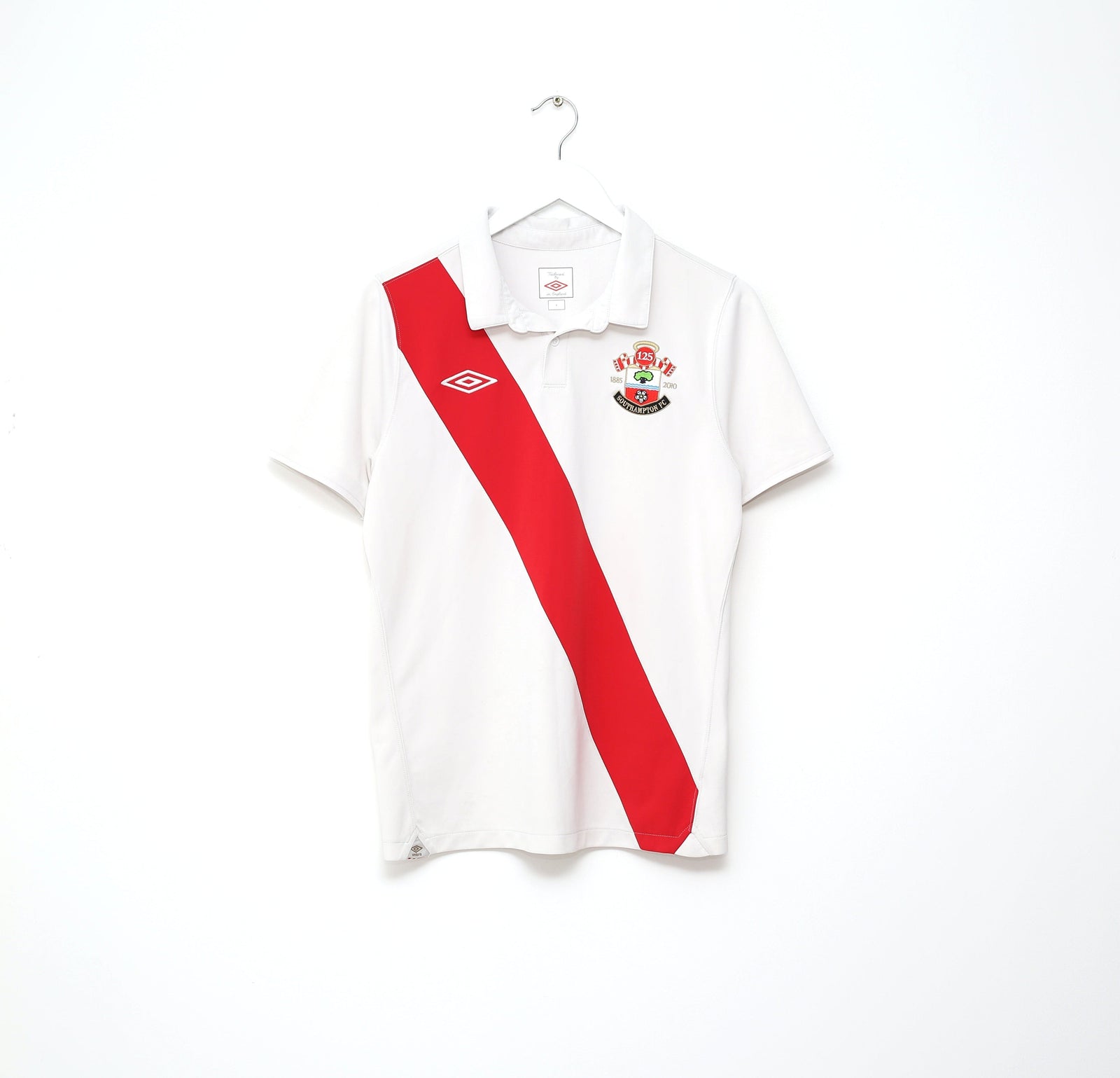 2010/11 LAMBERT #7 Southampton Vintage Umbro Centenary Home Shirt (S)