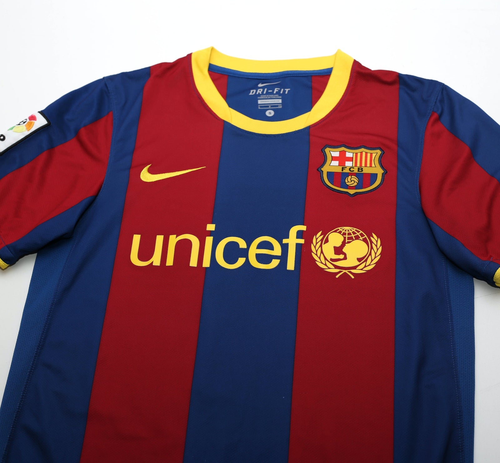 2010/11 MESSI #10 Barcelona Vintage Nike Home Football Shirt Jersey (S)