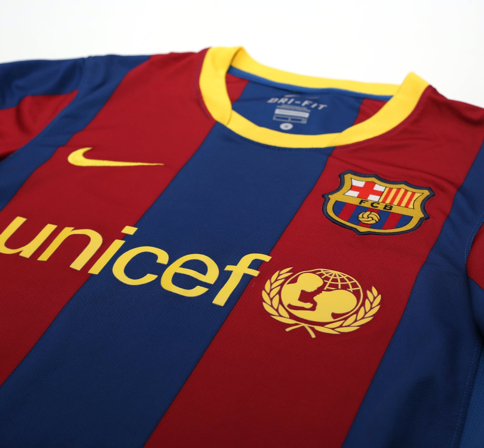 2010/11 MESSI #10 Barcelona Vintage Nike Home Football Shirt Jersey (S)